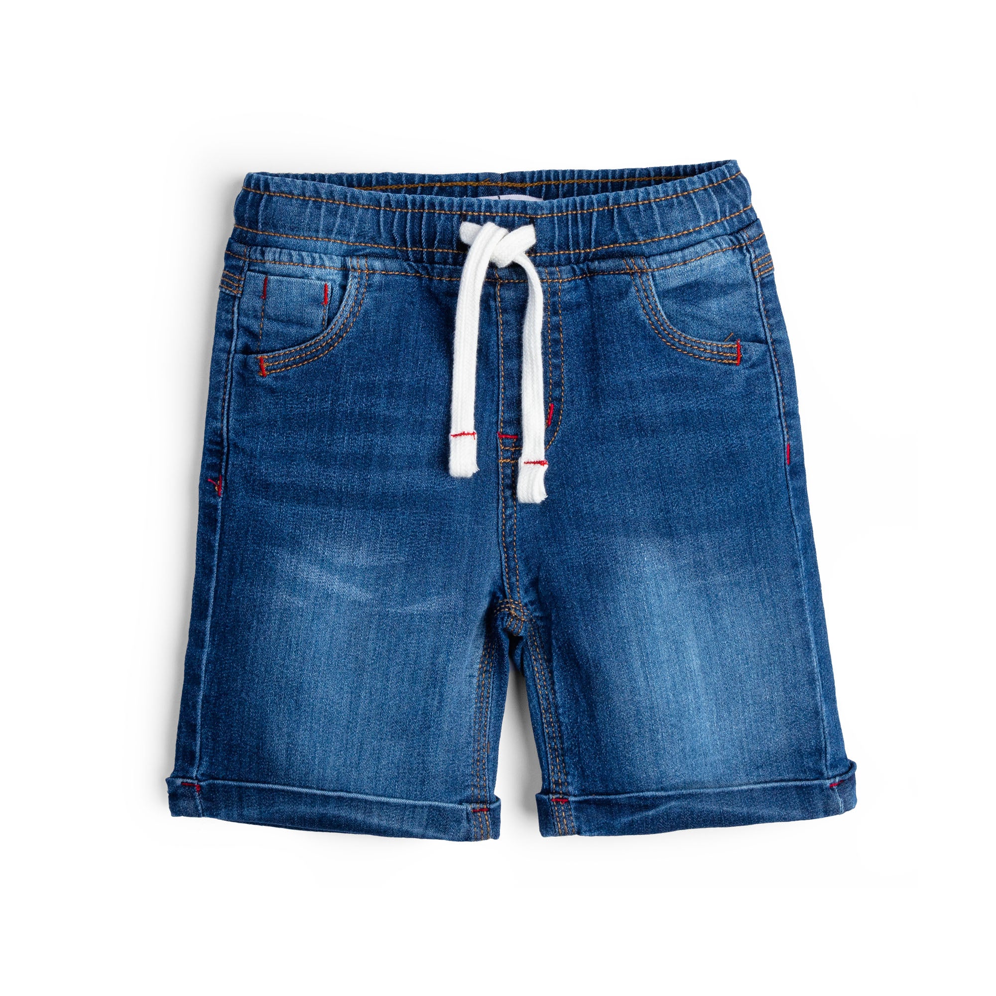 Stretchy Blue Denim Short