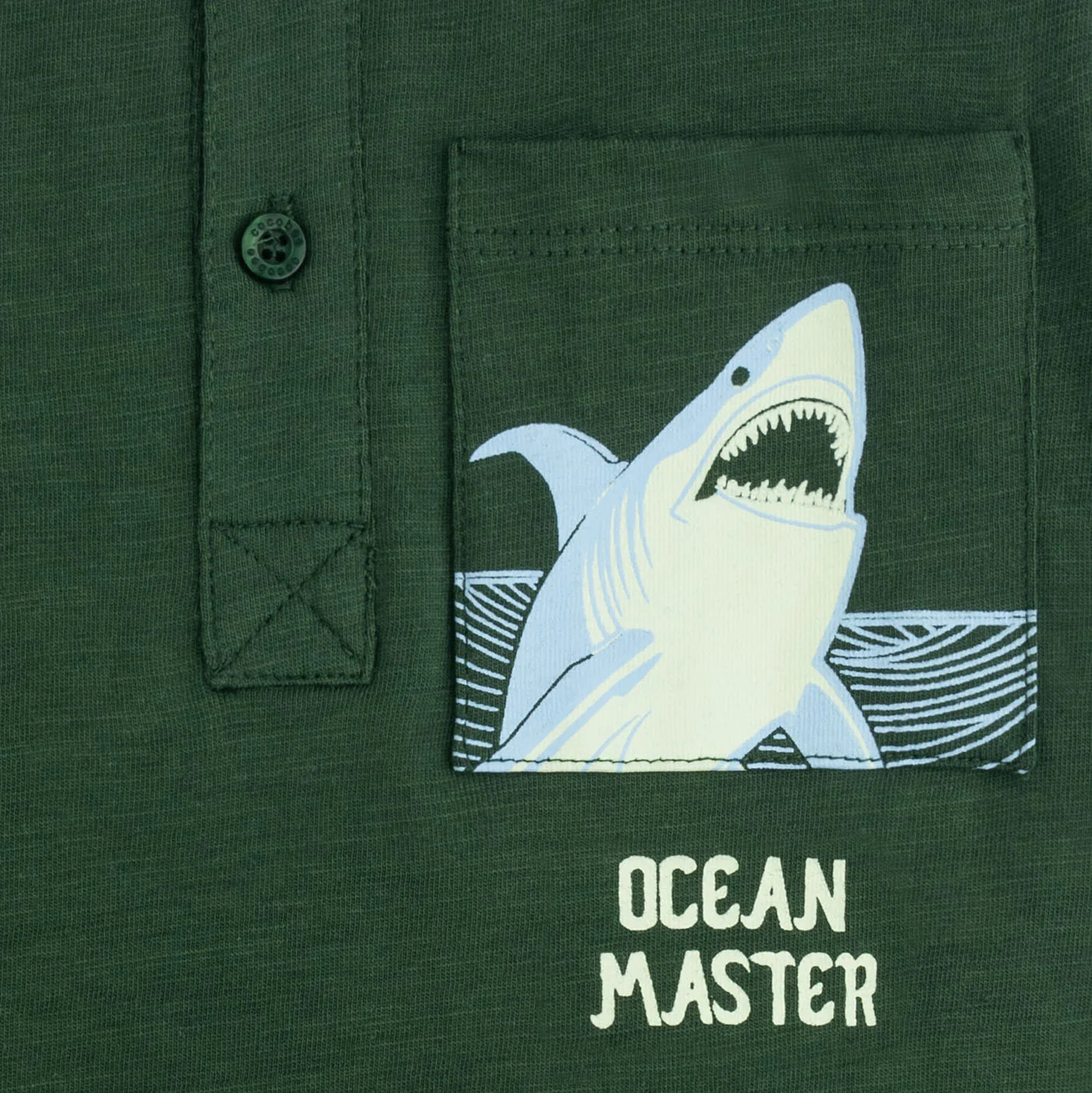 Oceanic Green Henley - Image 2