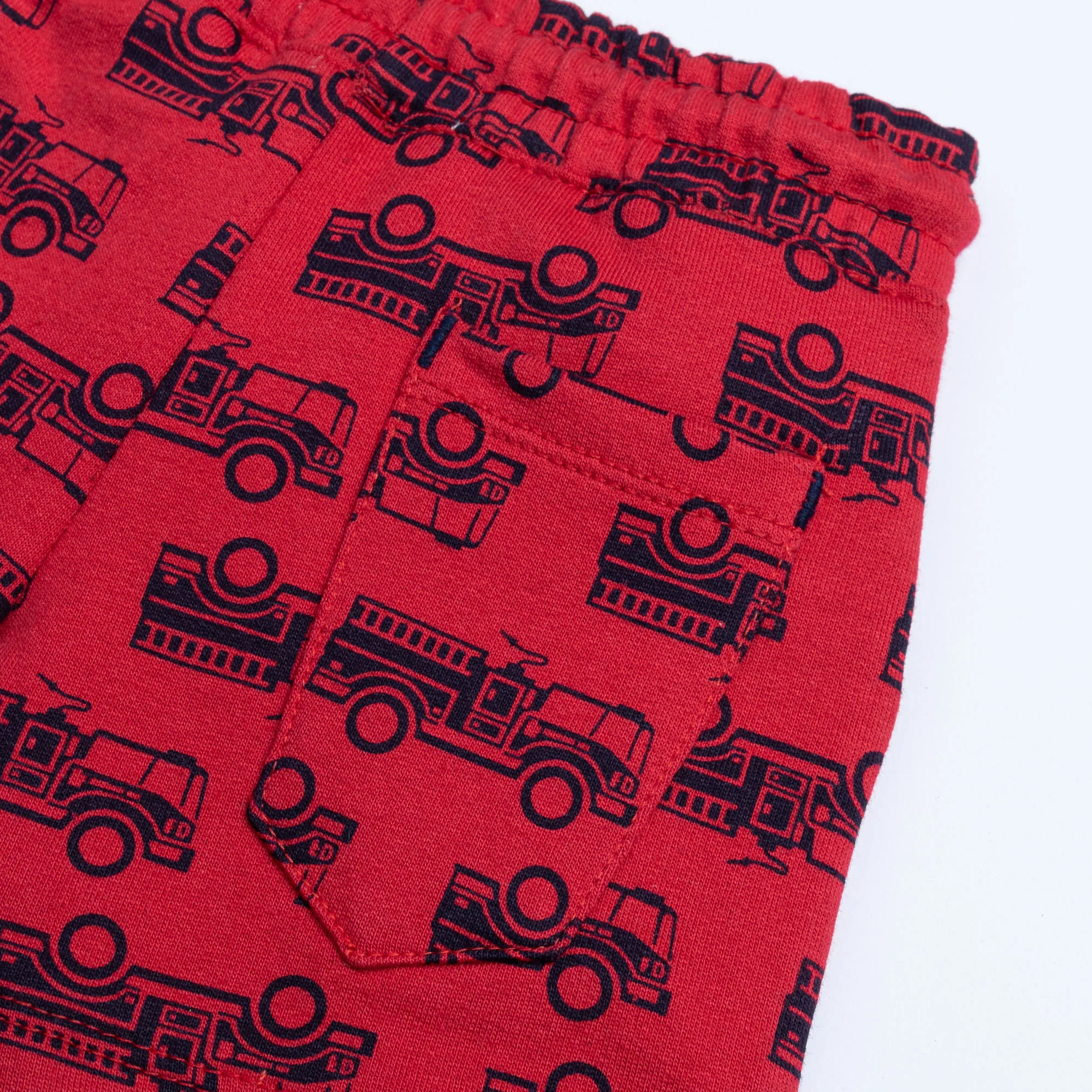 Red Printed Short - Image 3