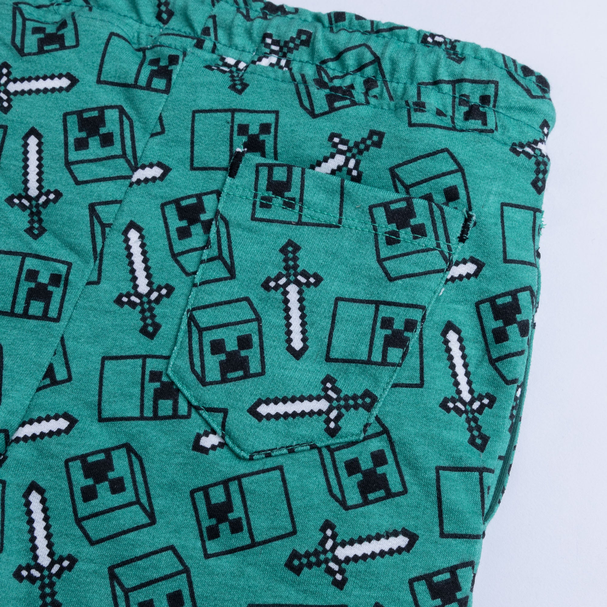 Turquoise Printed Short - Image 3