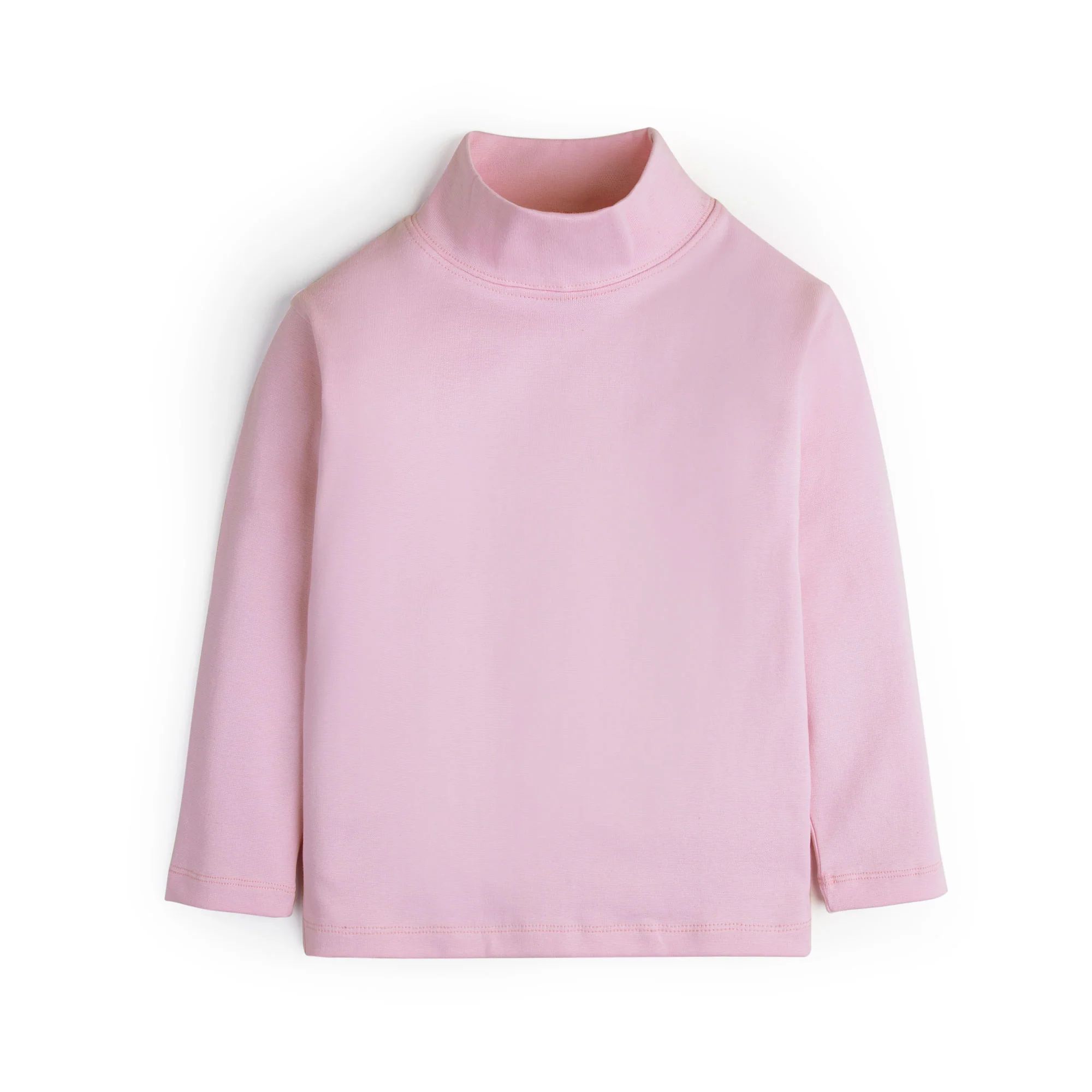Pink Mock Neck
