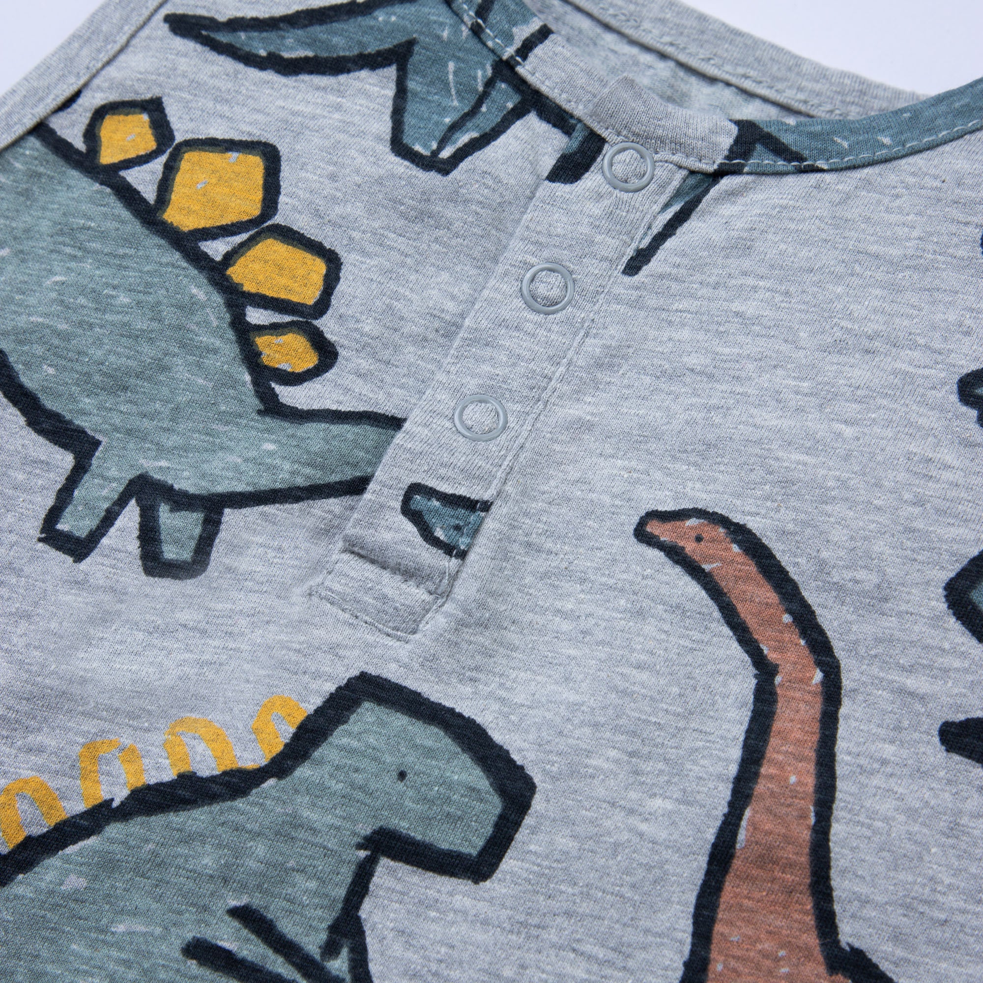 Sparking Grey Printed Bodysuit - Image 2