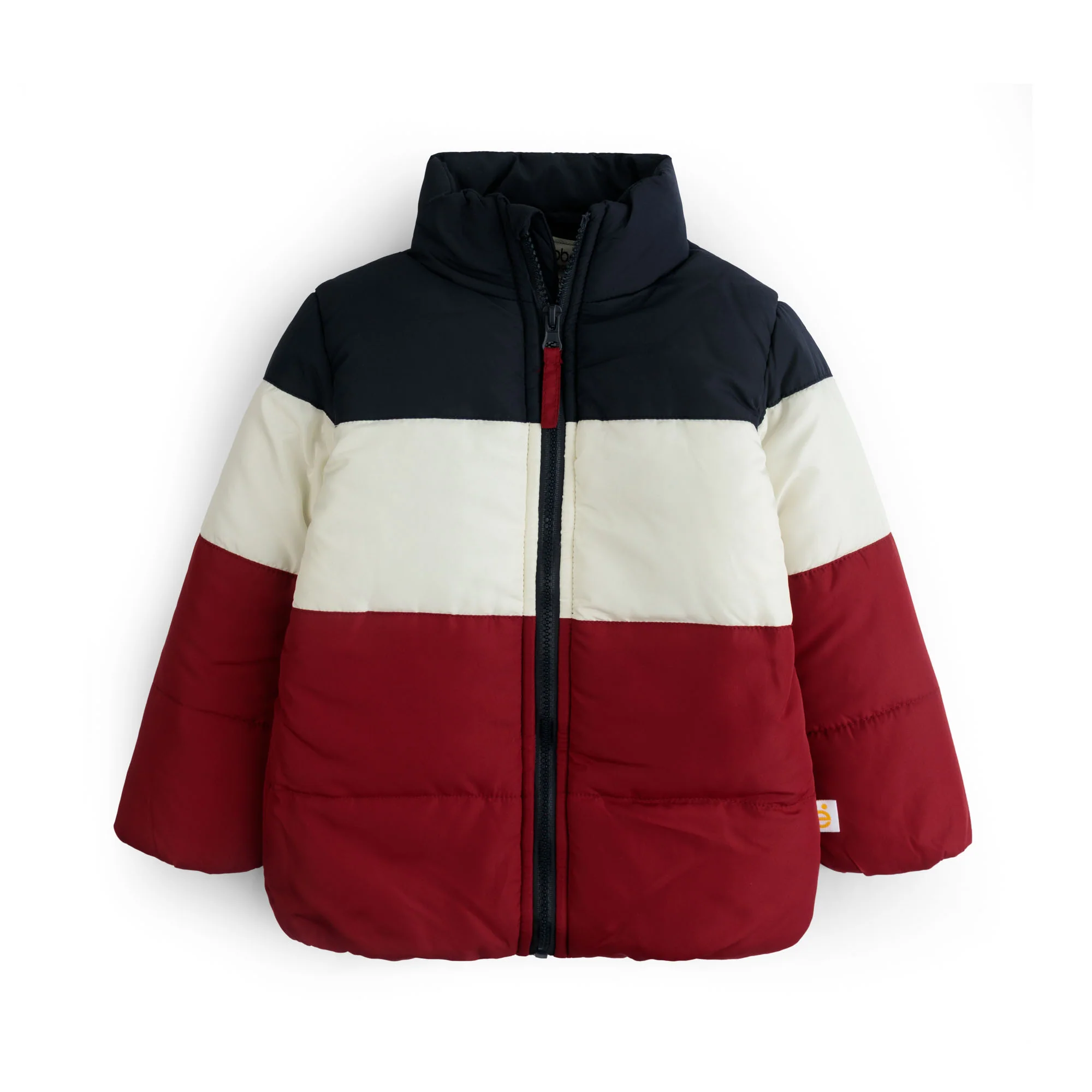 Classic Stripe Zip Puffer