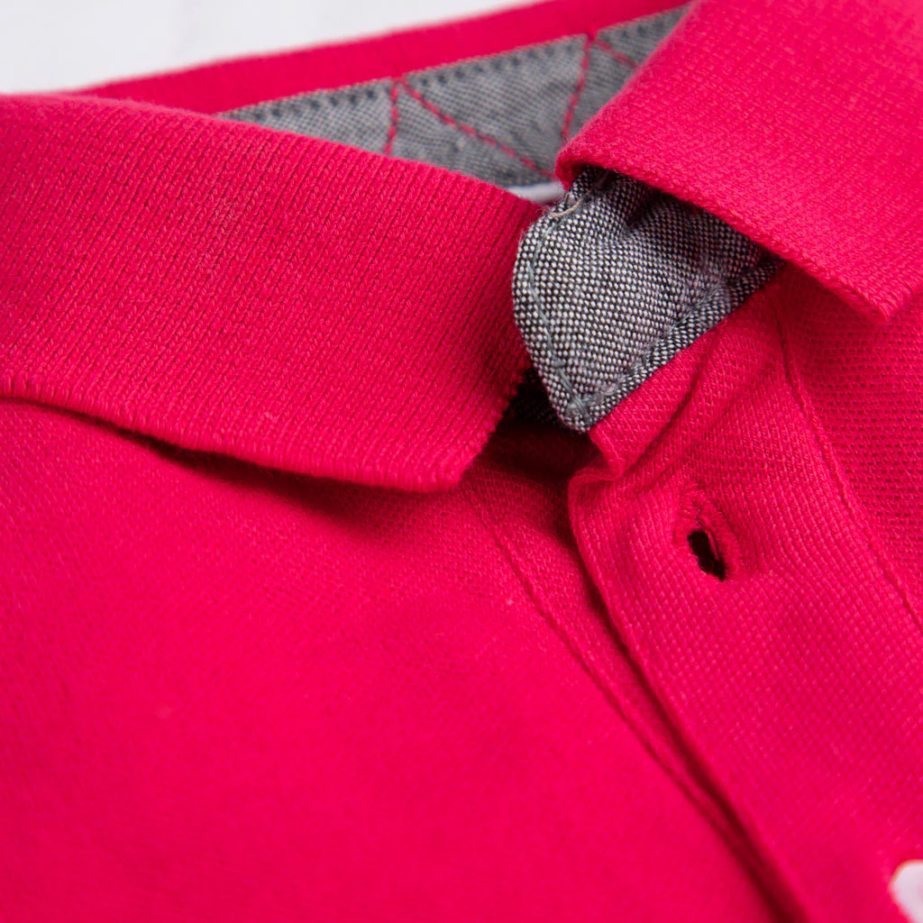 Dark Pink Polo Shirt - Image 2