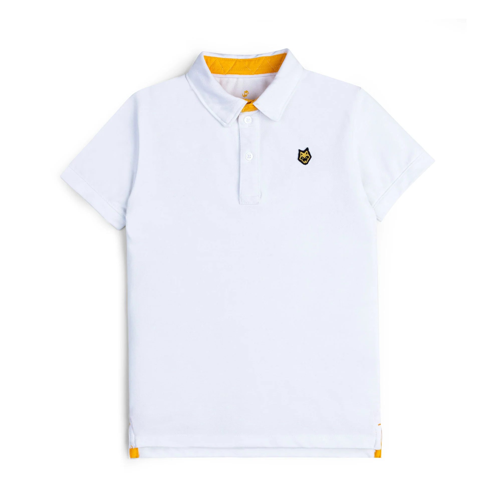 Solid White Basic Polo