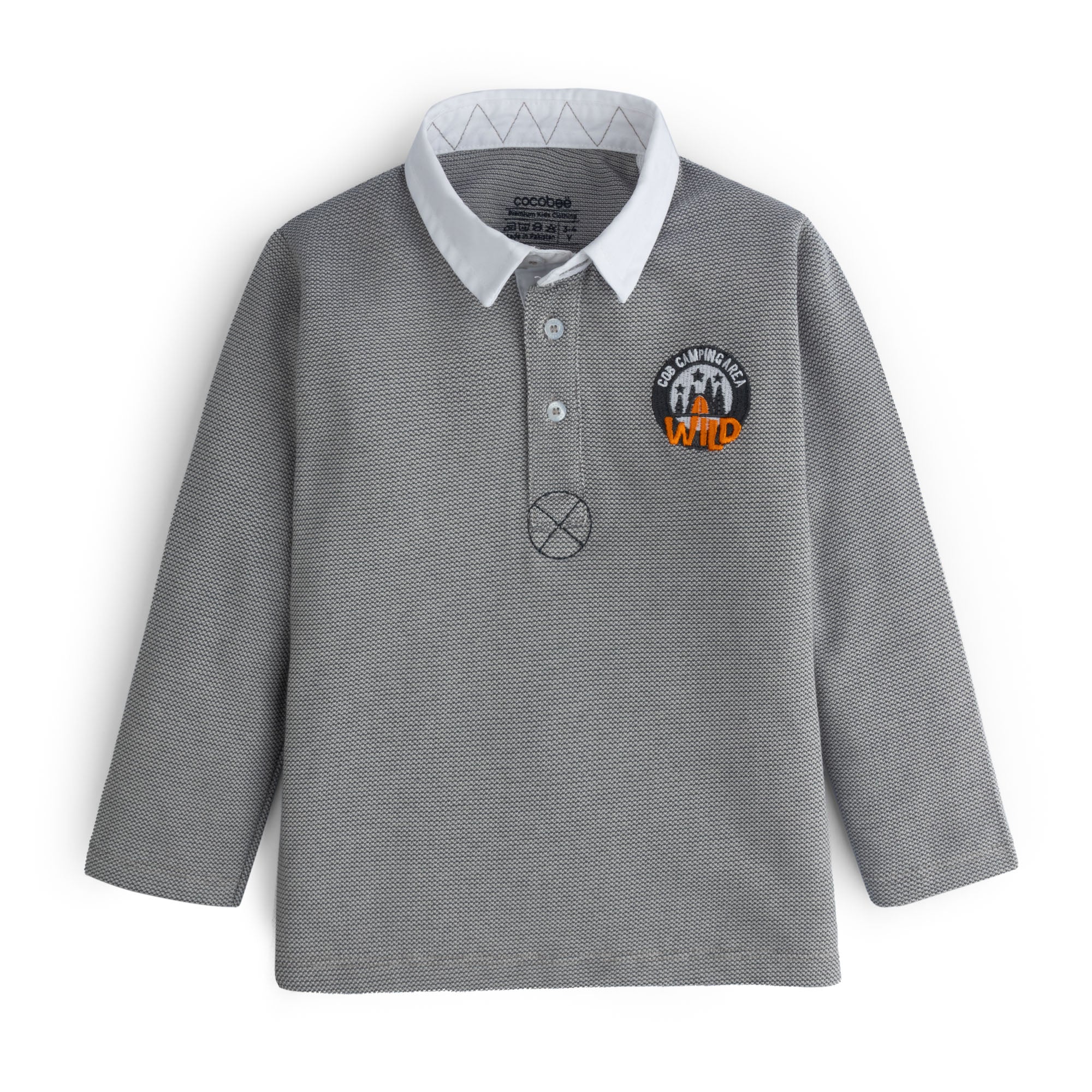 Wild Grey Rugby Polo