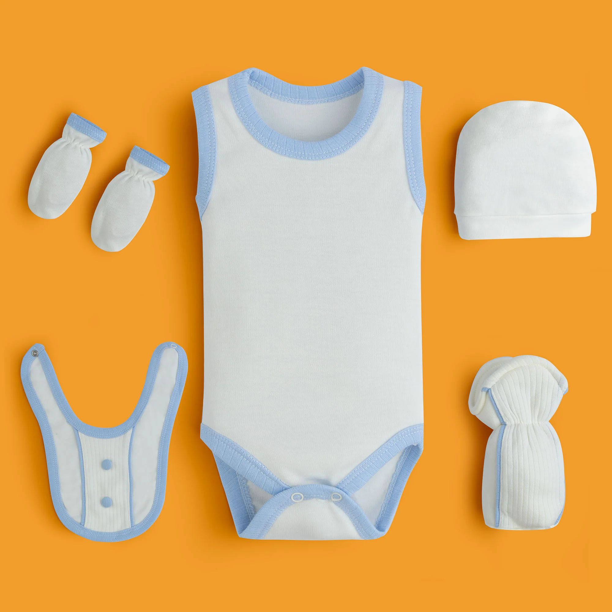 Buttoned Romper Pack of 7 - Image 2
