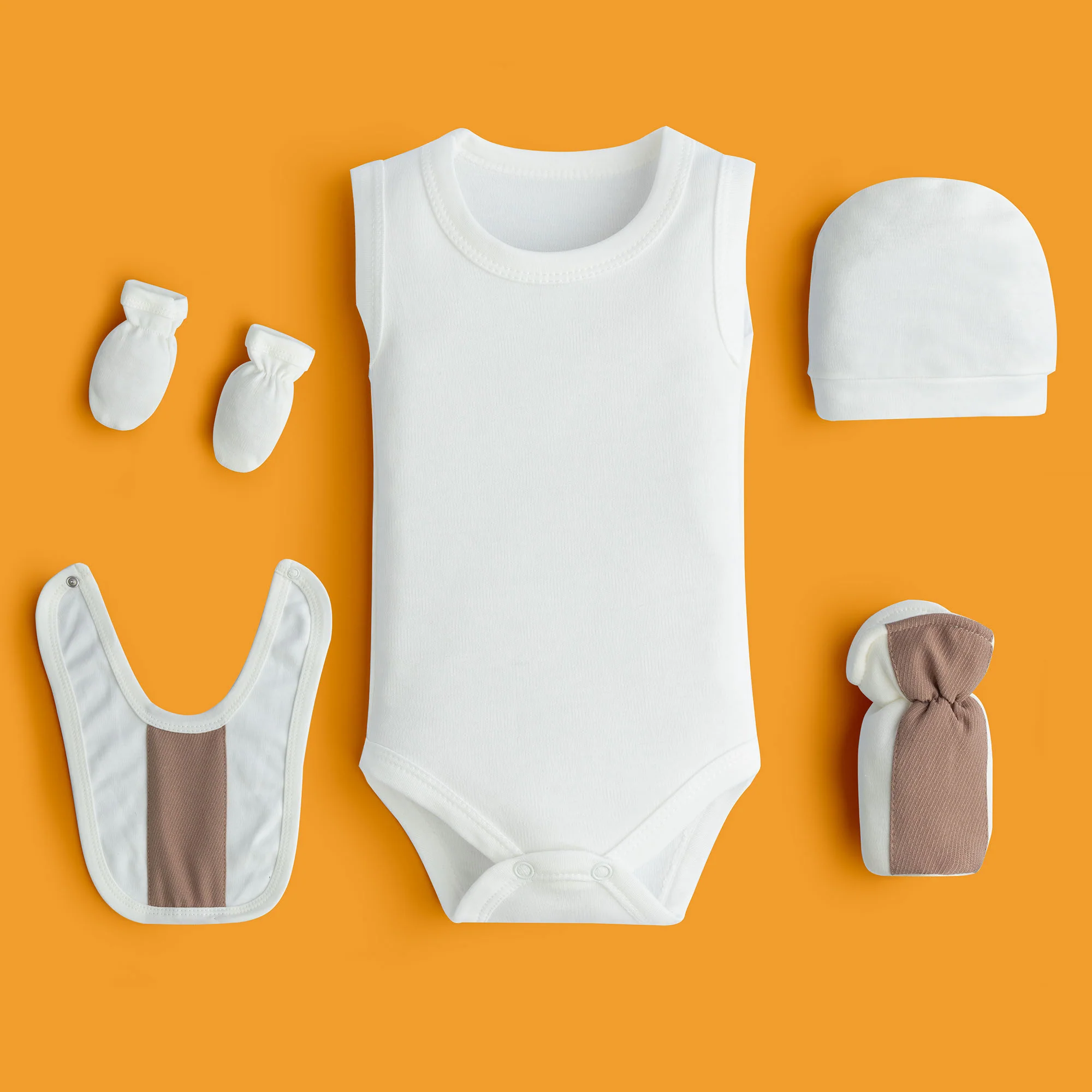 Brown Infant Pack of 7 - Image 2