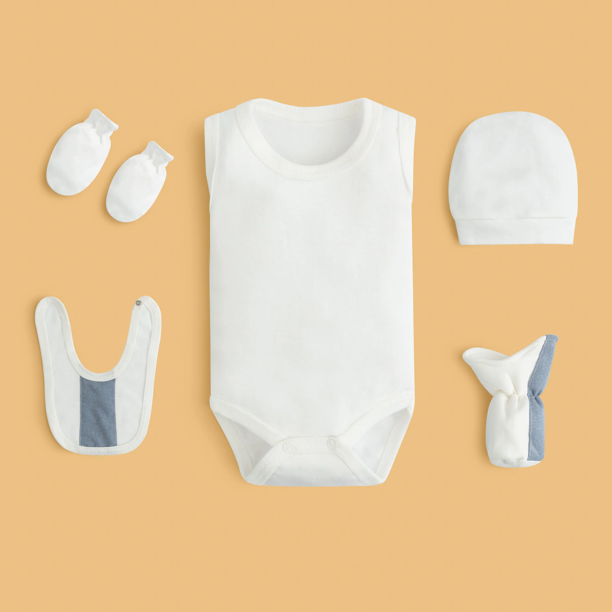 Elegant Baby Vest Layette Set - Image 2