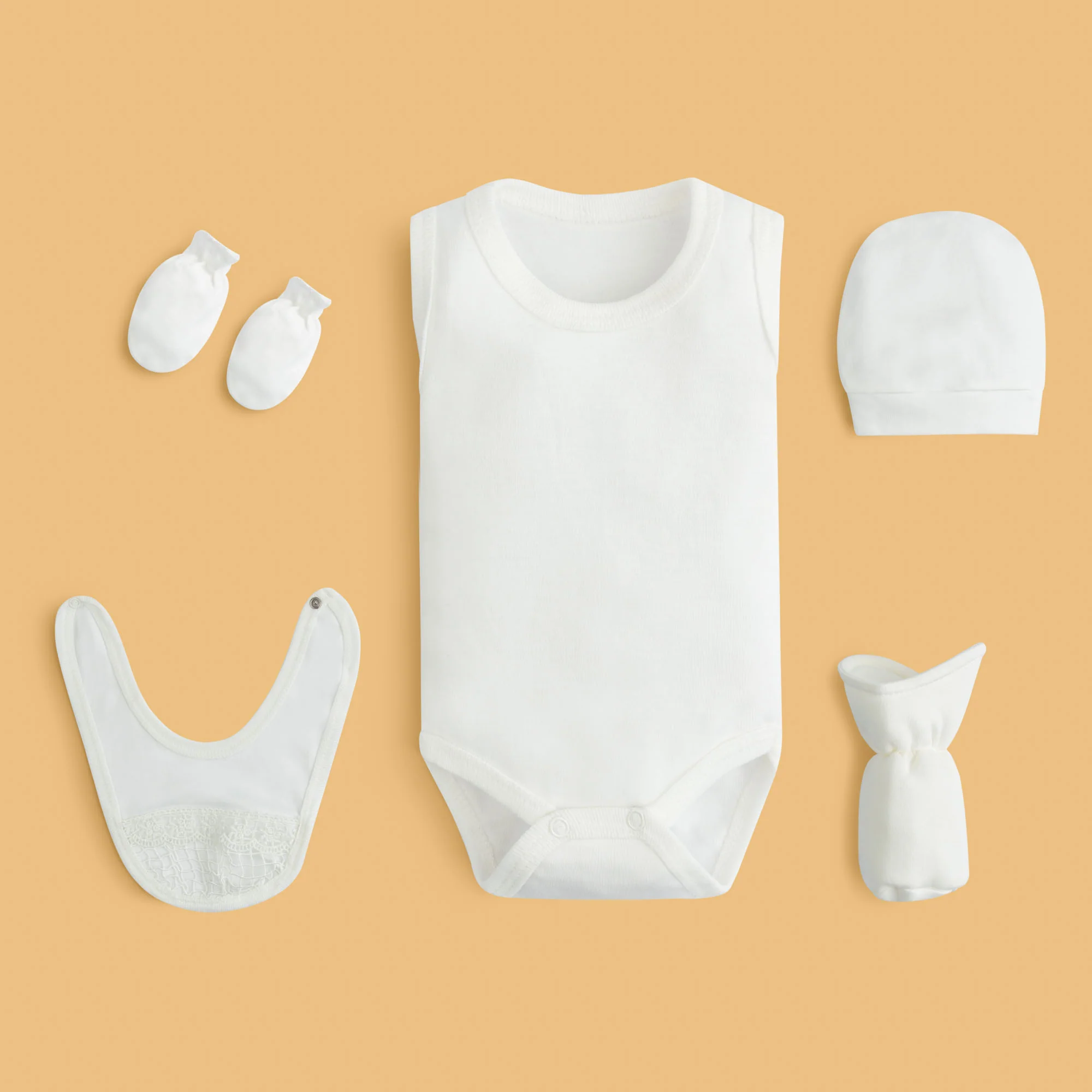 Pure White Baby Essentials Set - Image 2
