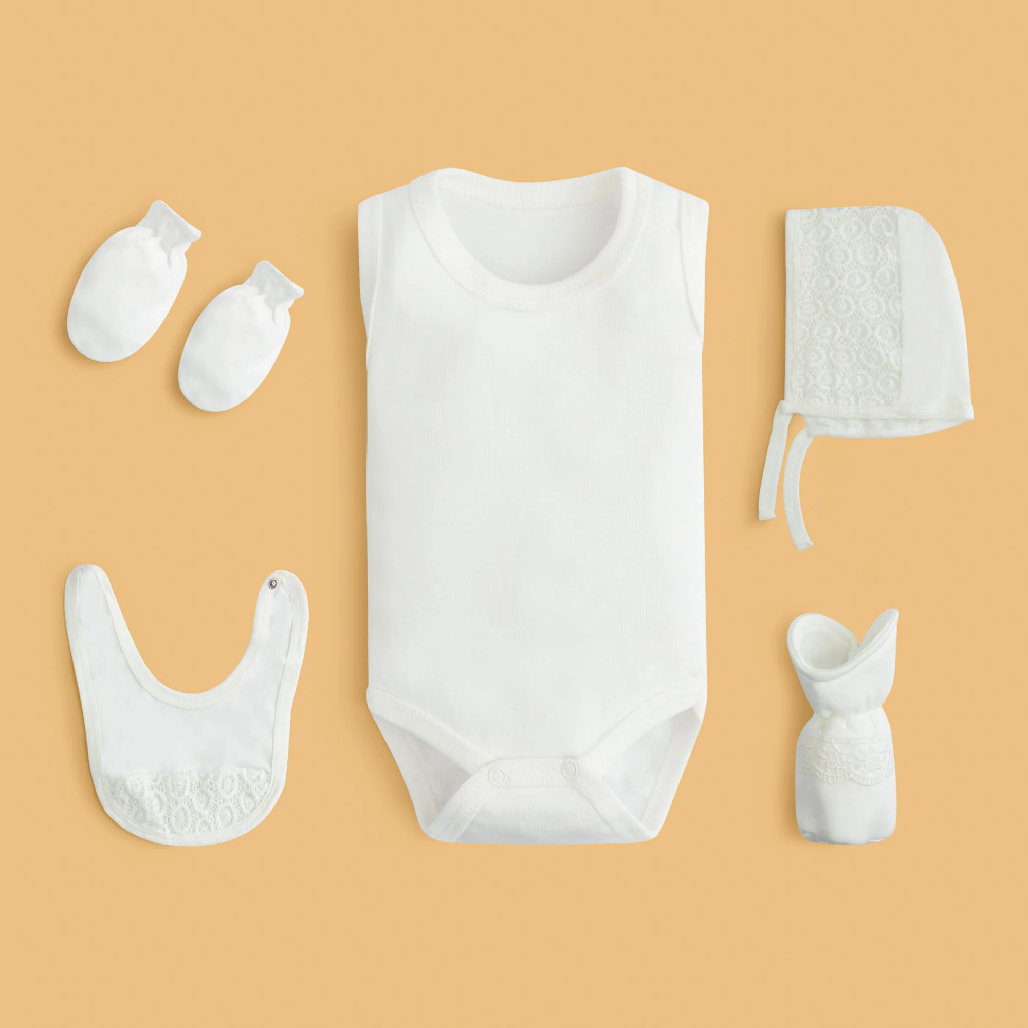 Ivory Lace Ensemble Set - Image 2