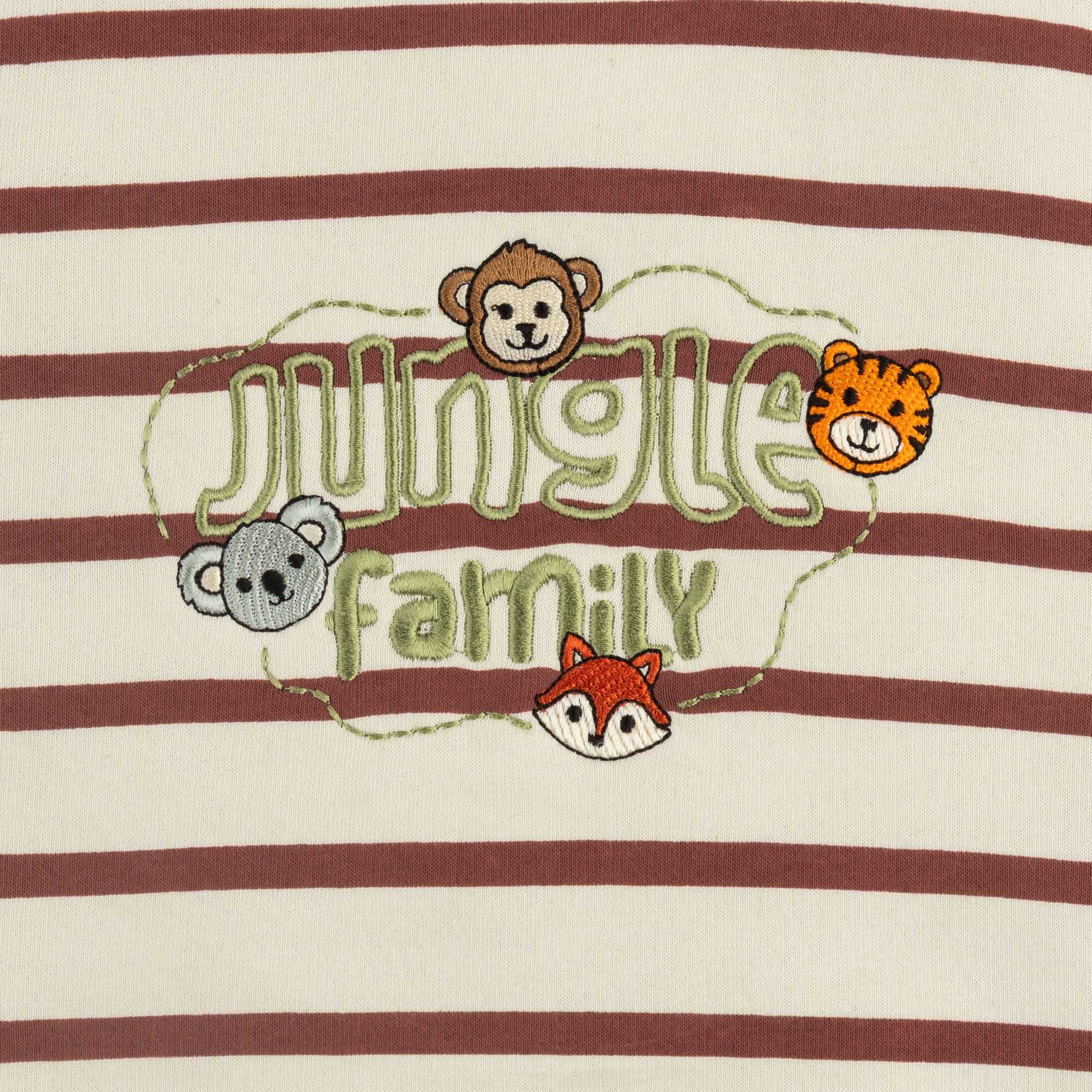Soft Cream Jungle Stripe Two-Pack - Image 2