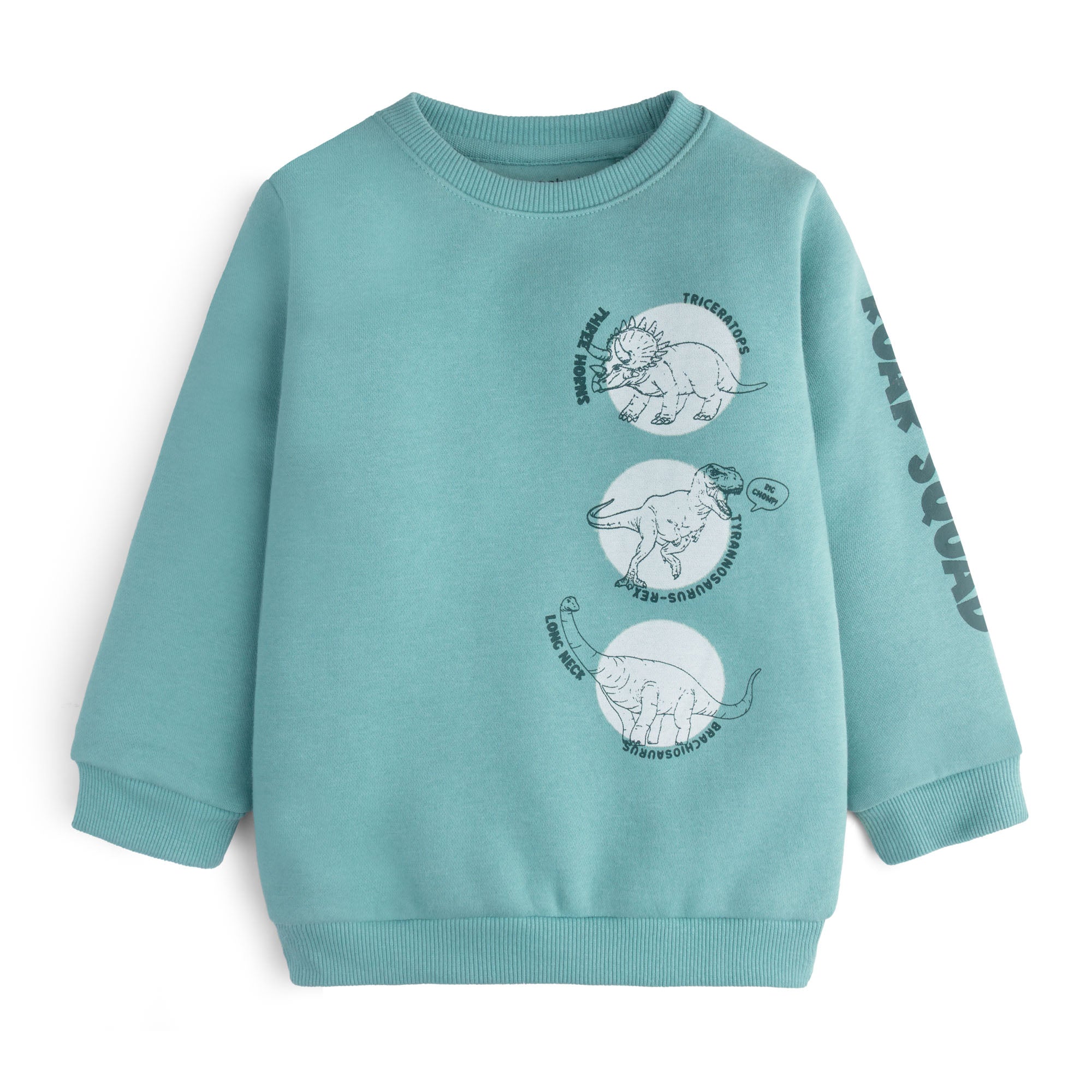 Ice-Blue Graphic Sweatshirt