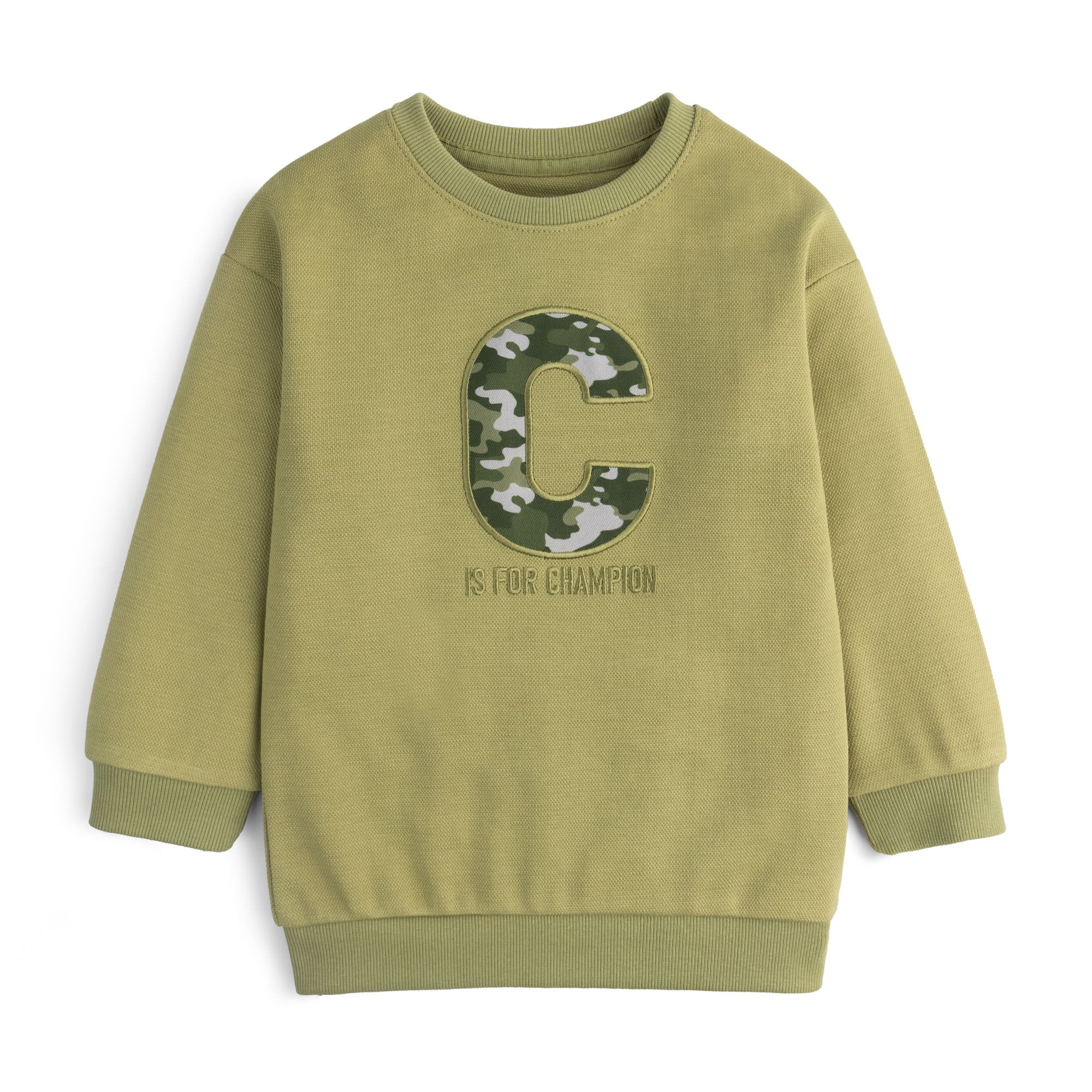 Pastel Olive Camo Sweatshirt