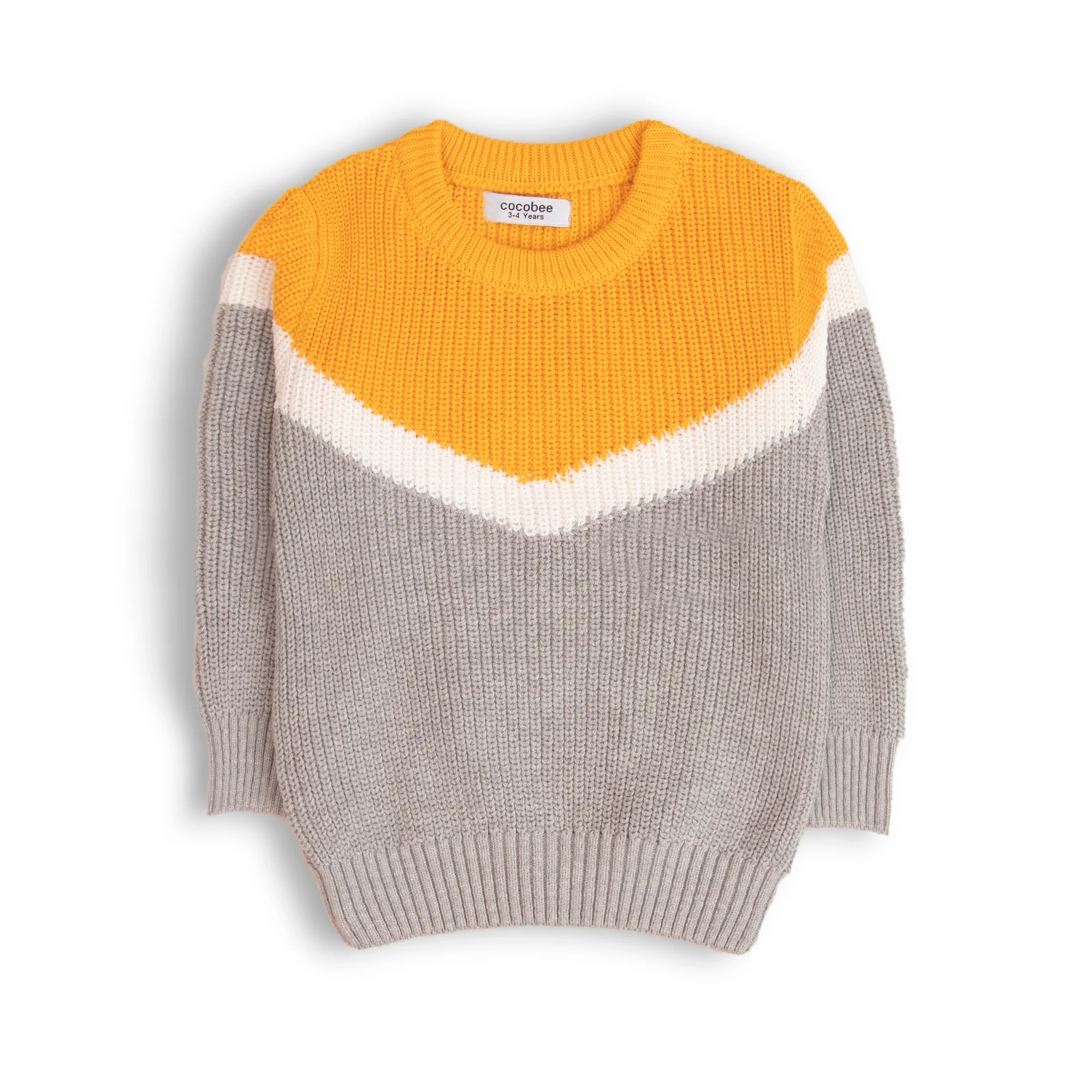 Yellow Chevron Sweater