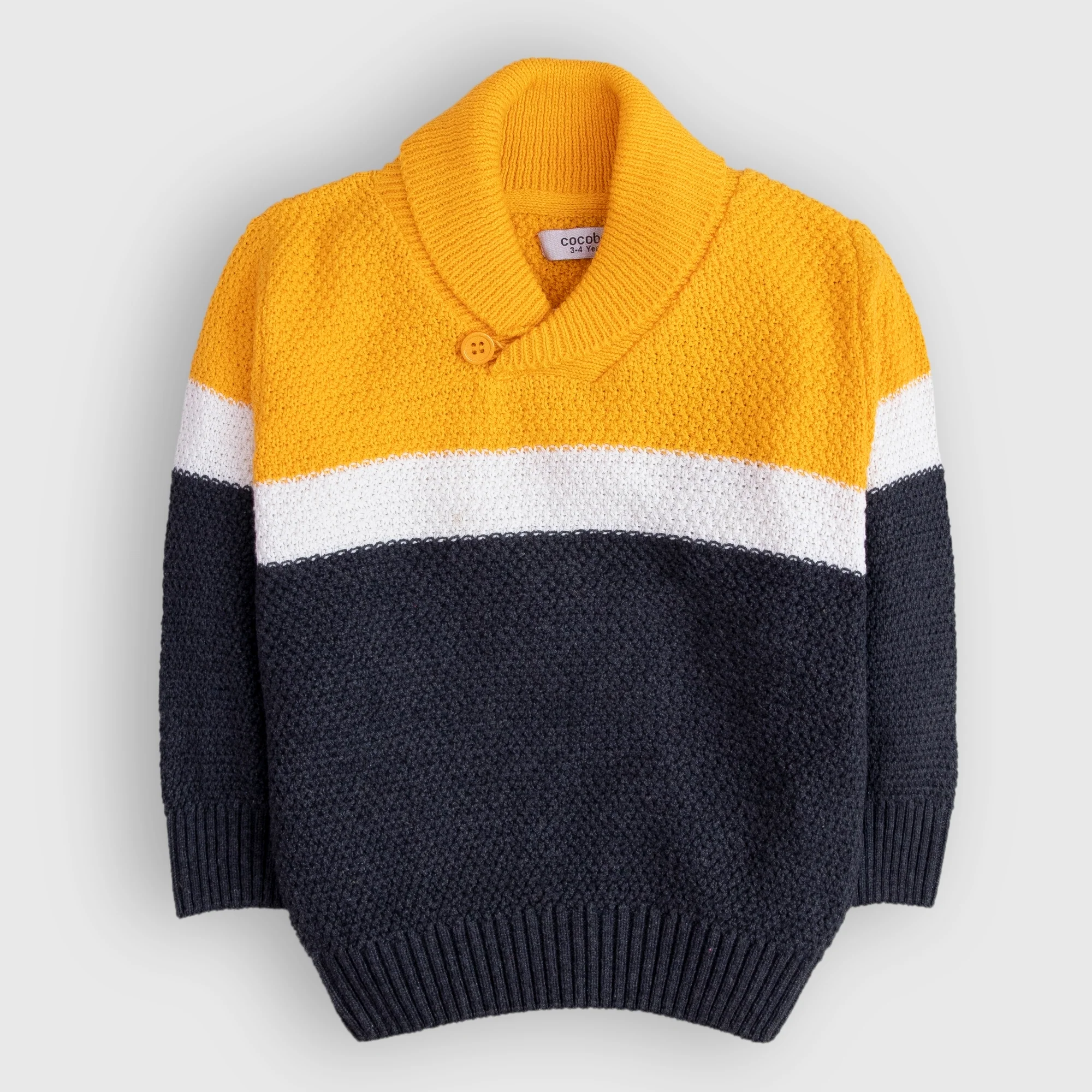 Yellow Crochet Sweater