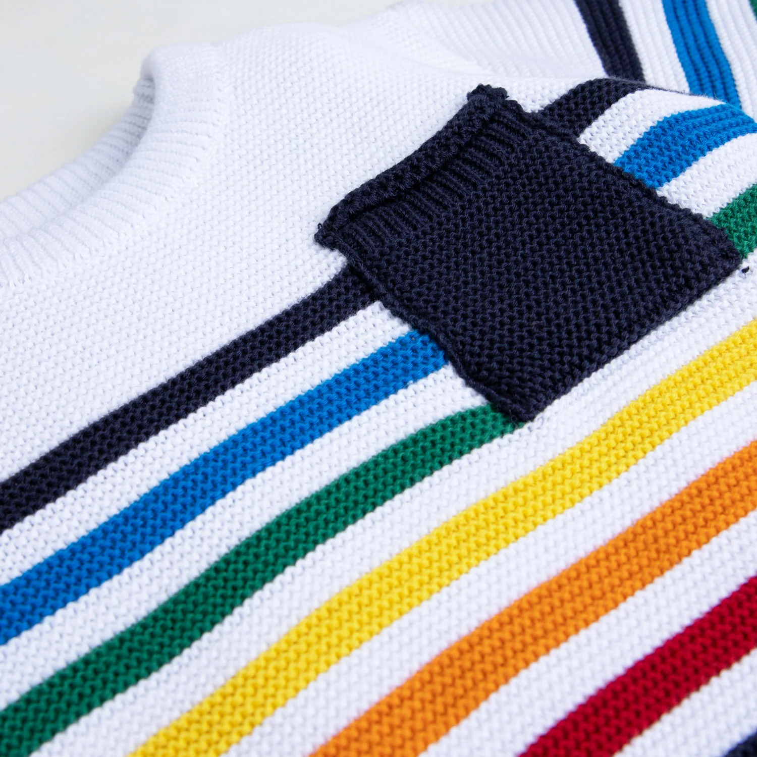 Rainbow Stripped Sweater - Image 2