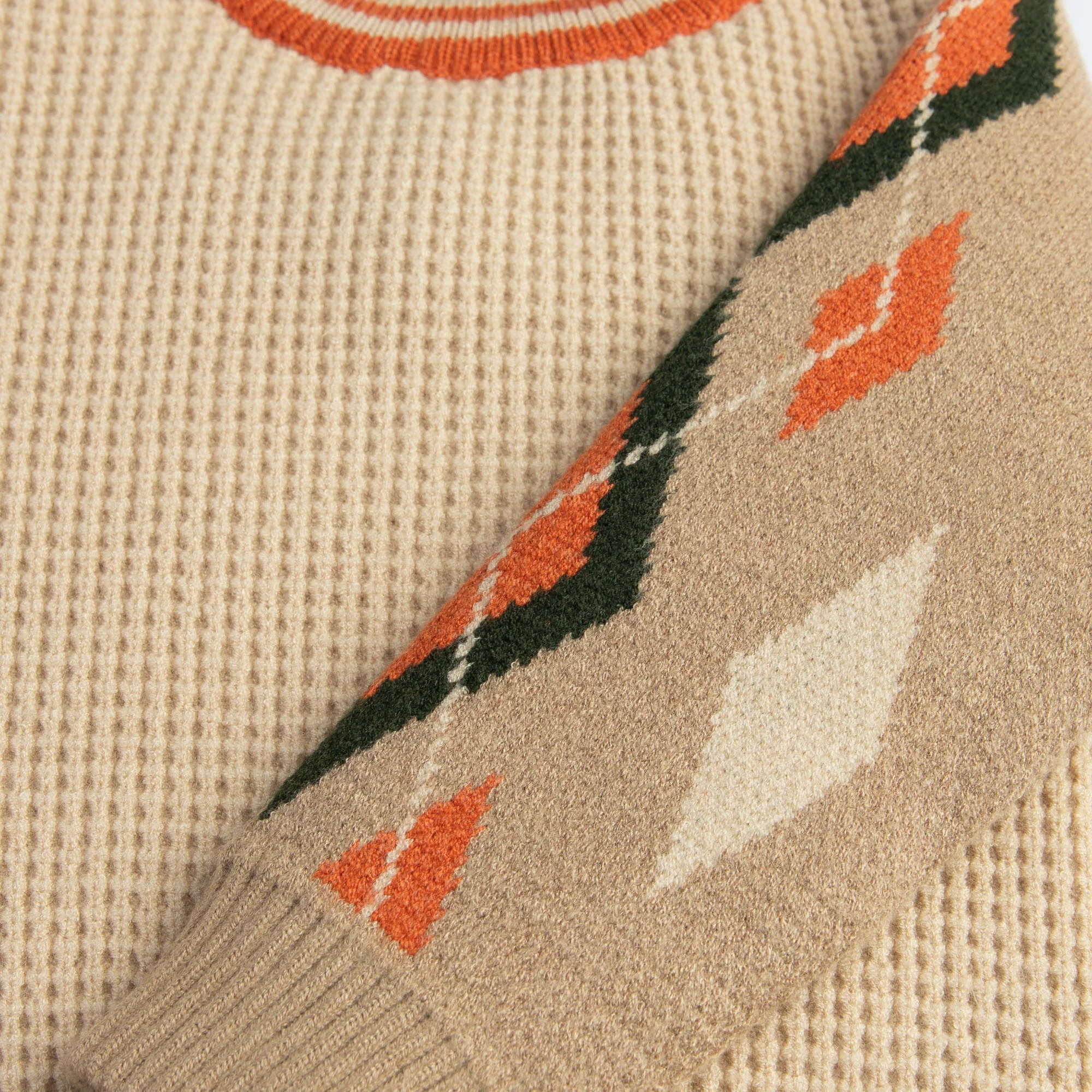 Knitted Beige Outerwear - Image 2