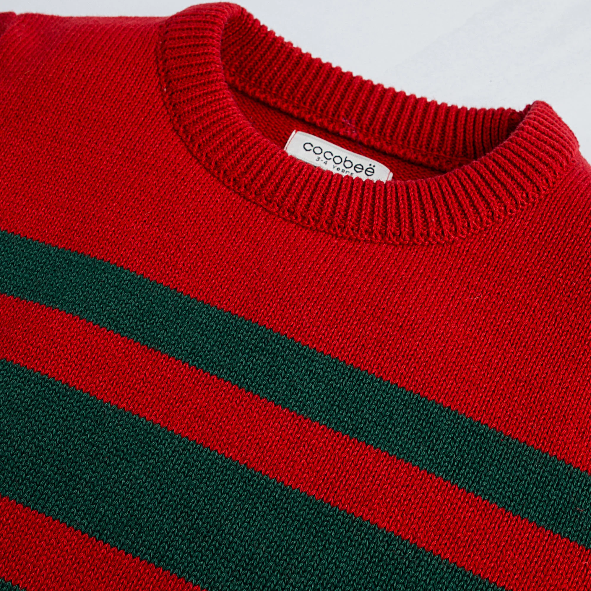 Stripe Red Knitwear - Image 2
