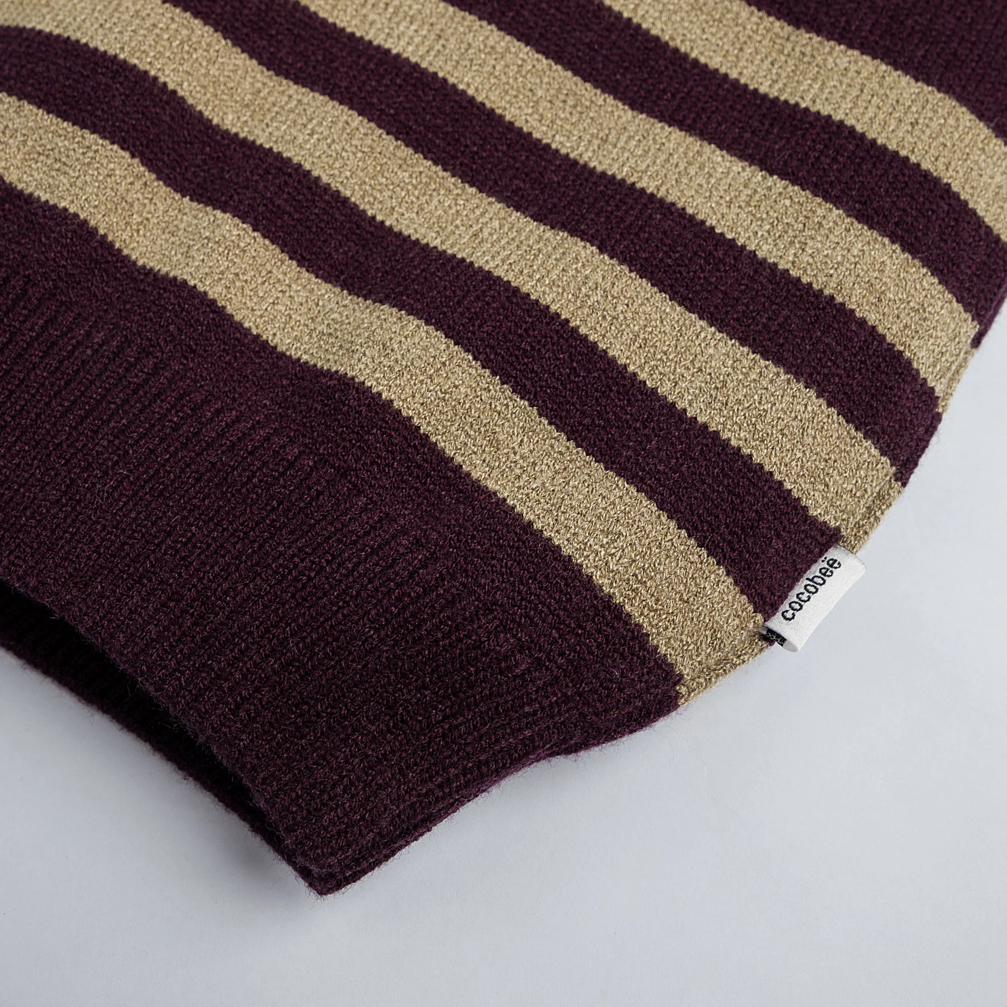 Striping Maroon Sweater - Image 3