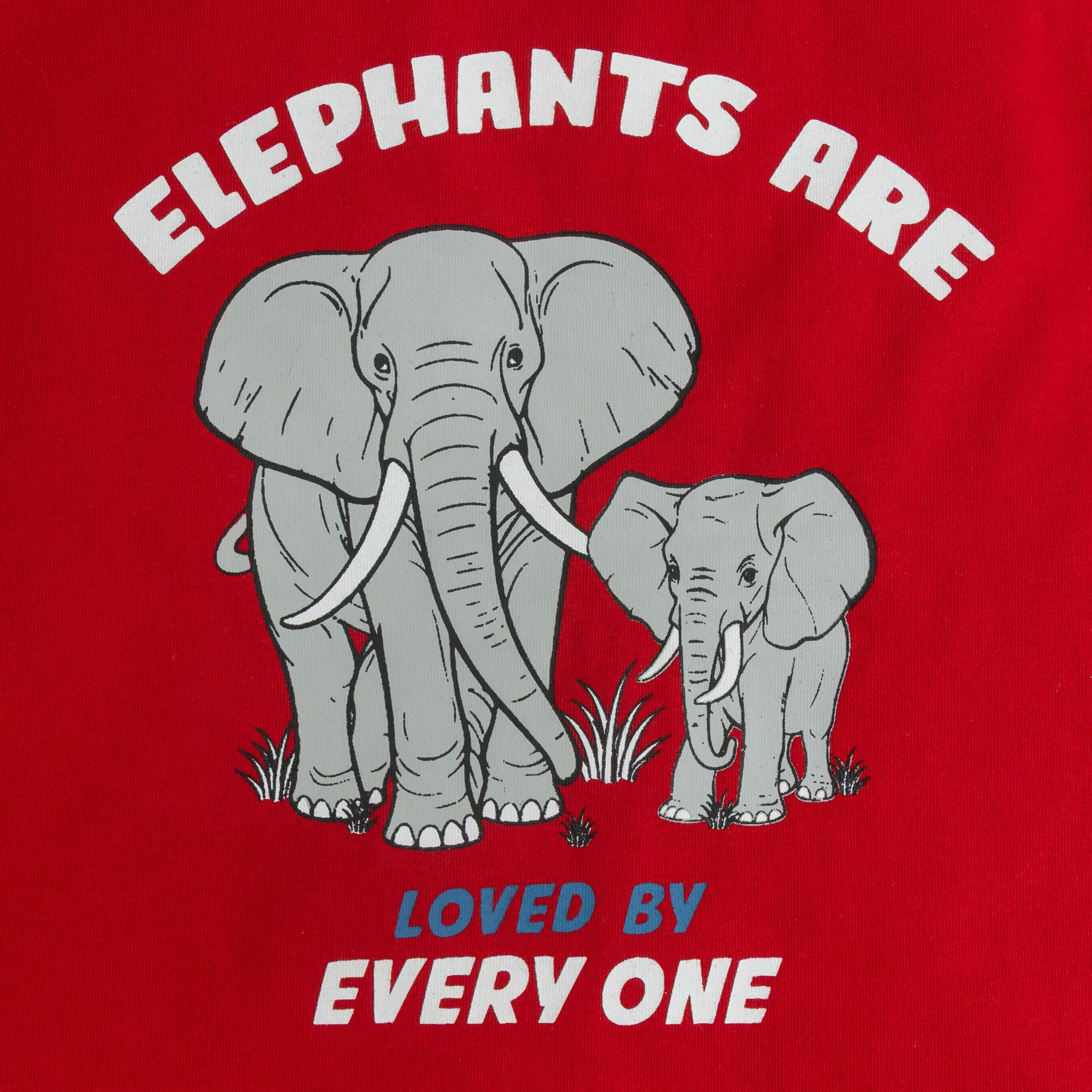Elephant Print T-Shirt & Shorts Set - Image 2