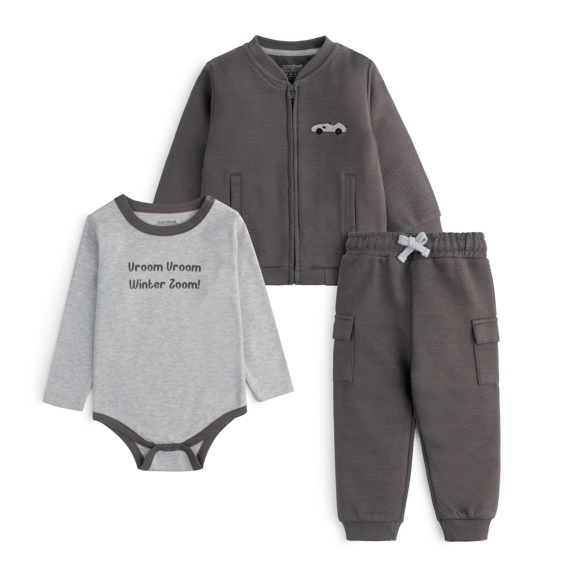 Textured Grey Winter Pack