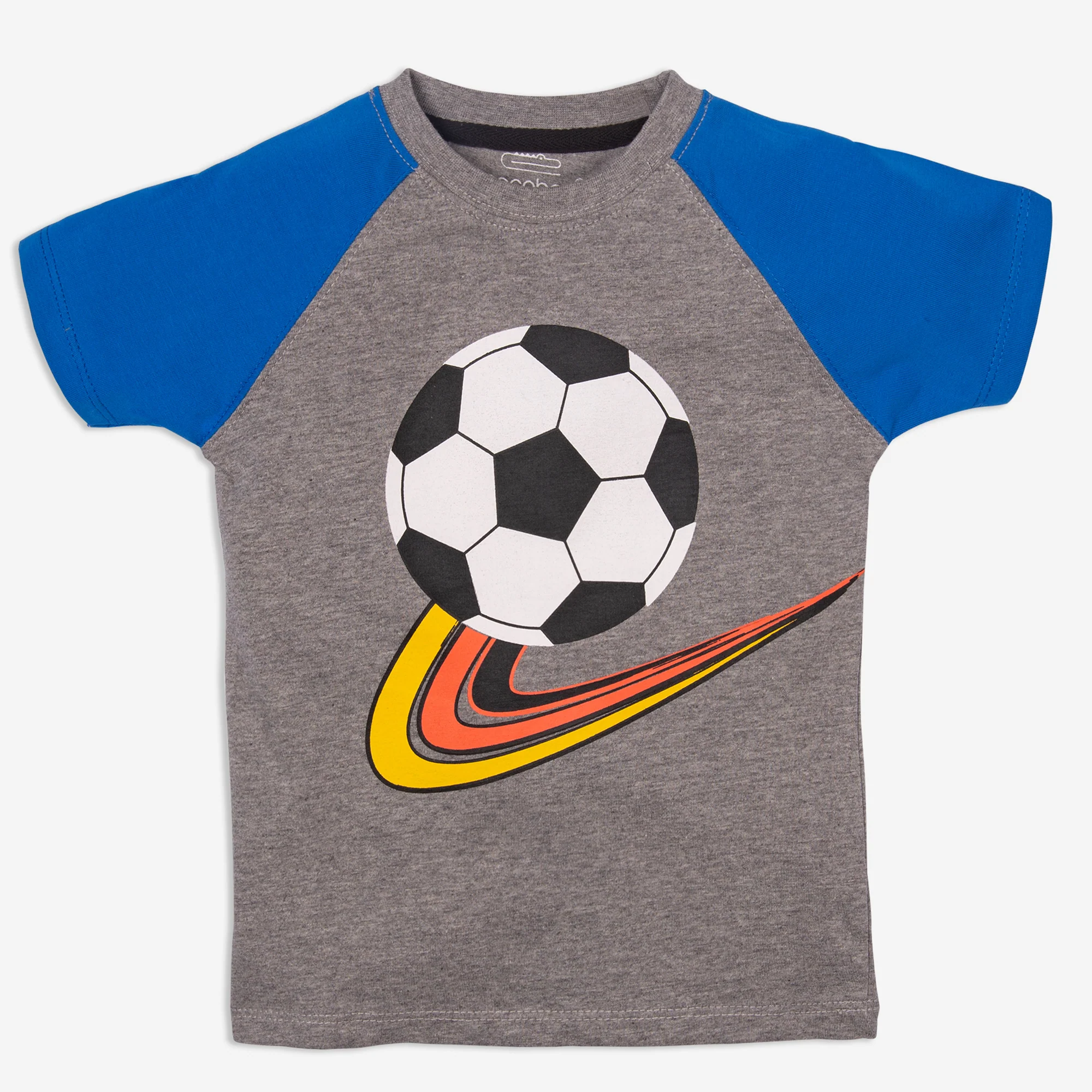 Gray Football T-Shirt