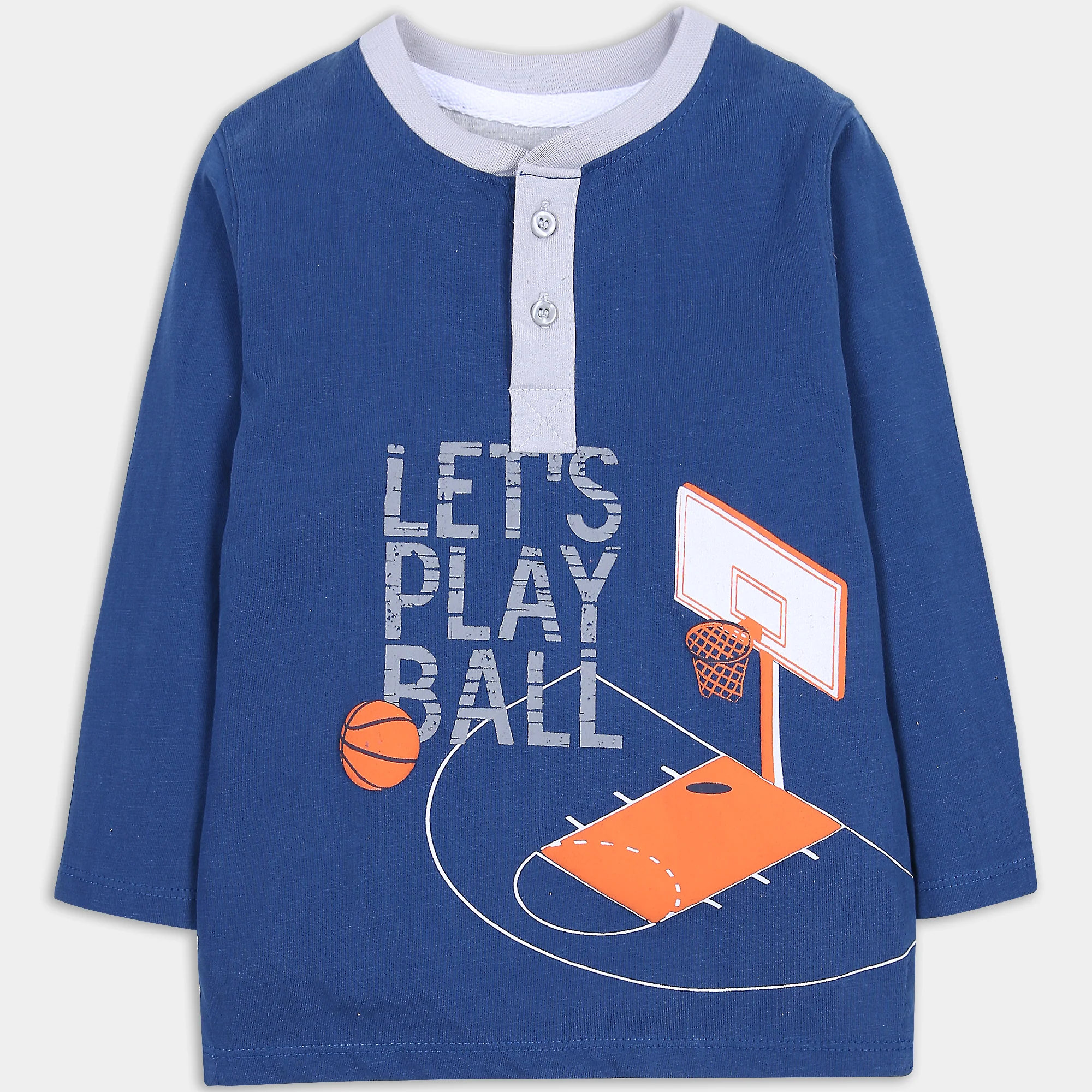Blue Basketball Shirt - Image 2