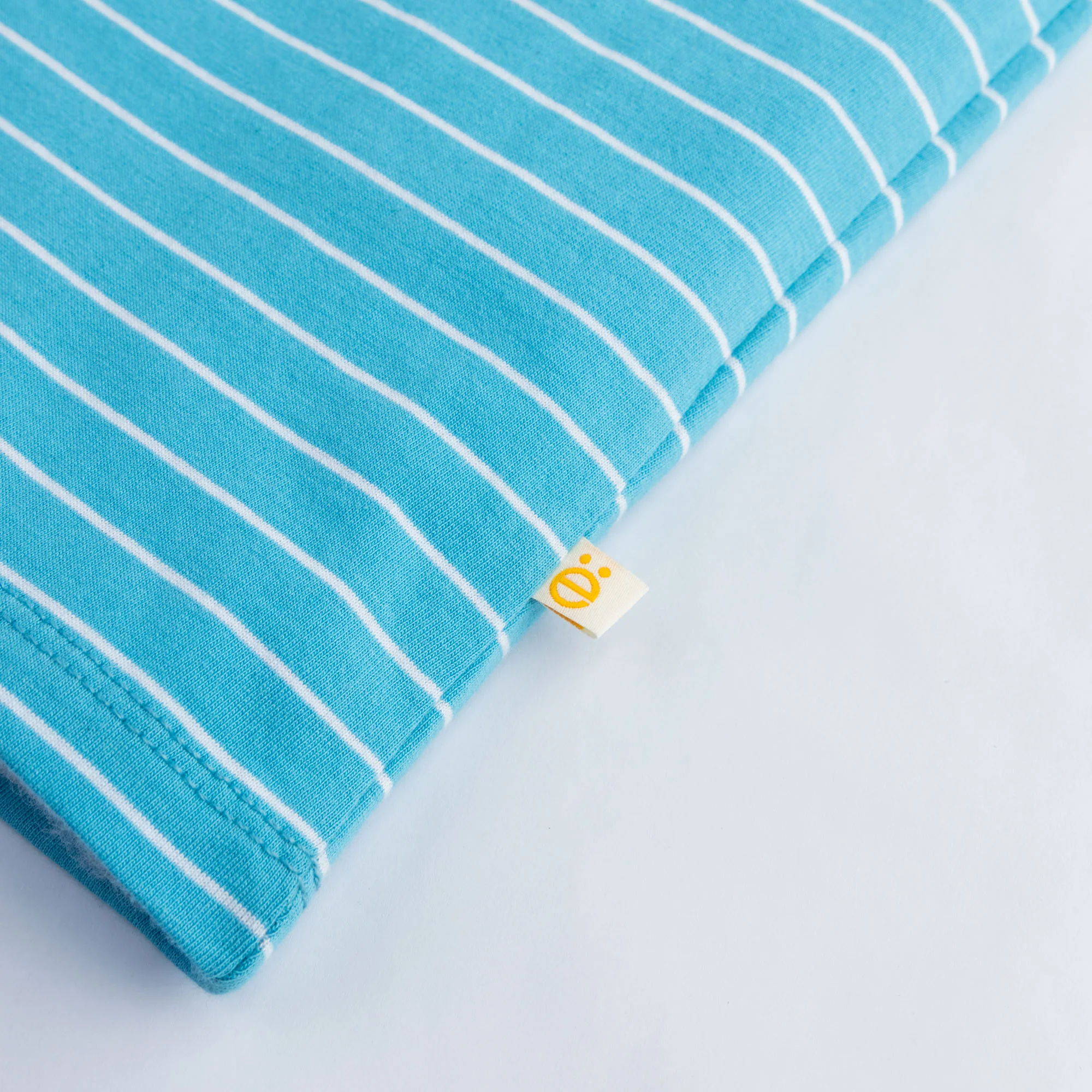 Striping Blue Casual T-shirt - Image 3