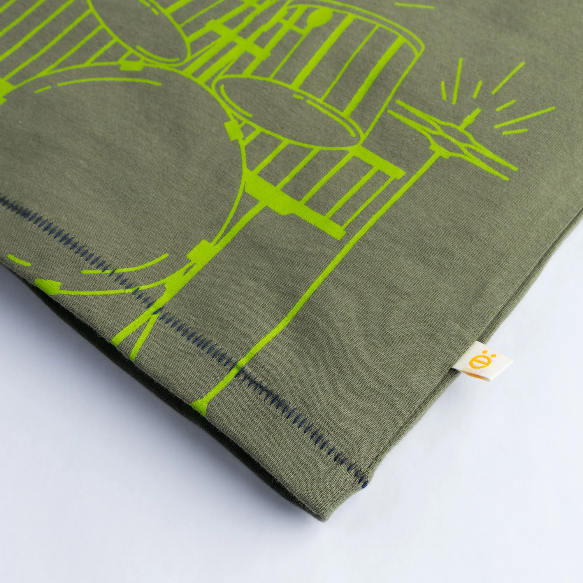 Printed Crew Neck T-shirt - Image 3