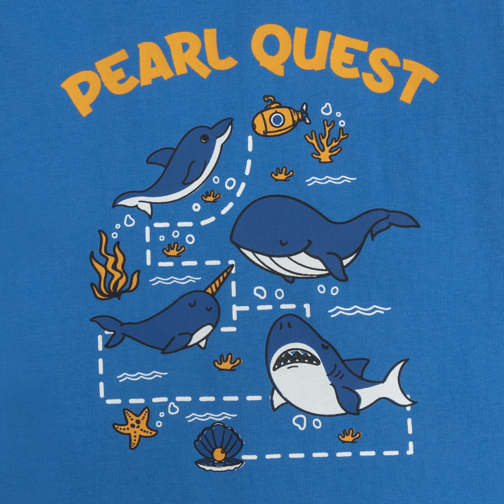 Blue Quest Printed T-Shirt - Image 2