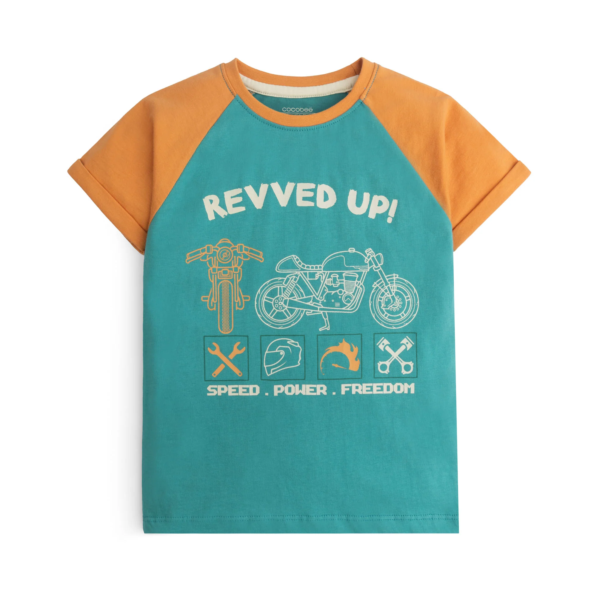 Revved-Up Printed T-Shirt