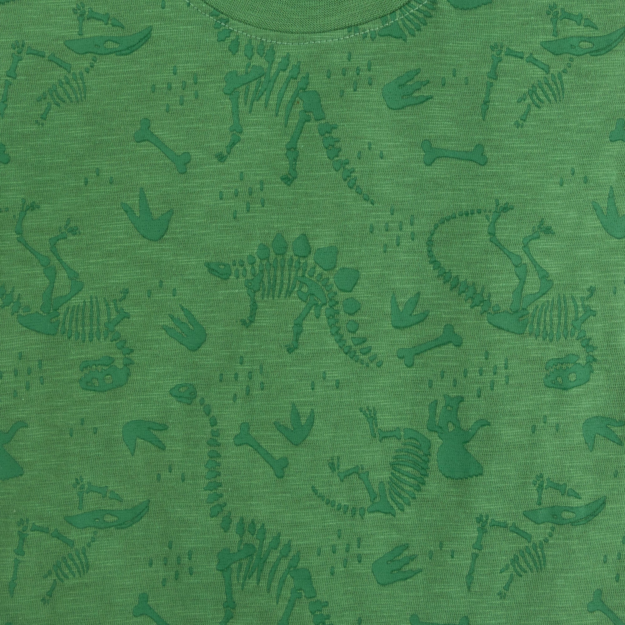 Green Dino Print T-Shirt - Image 2