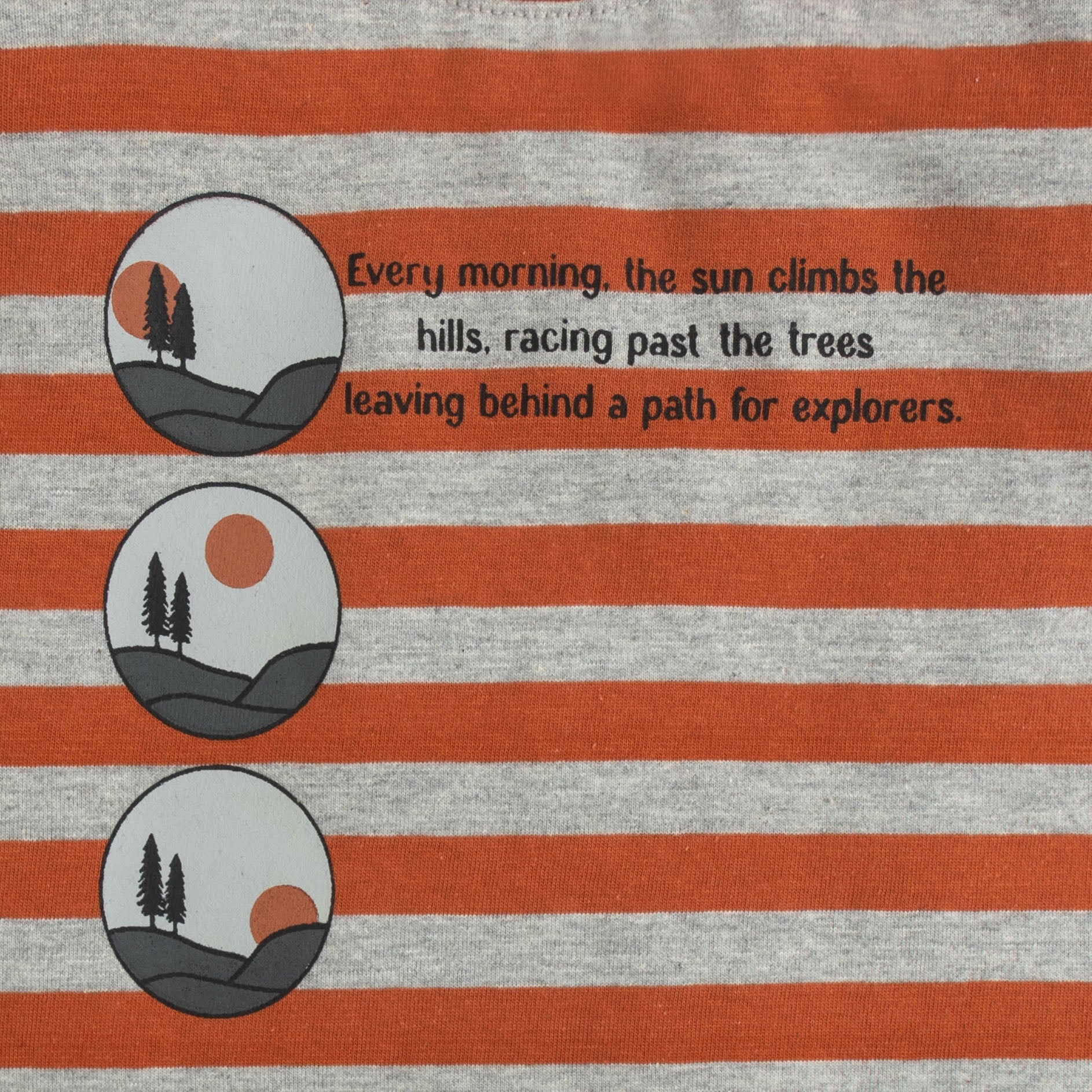 Sunburst Stripe T-Shirt - Image 2