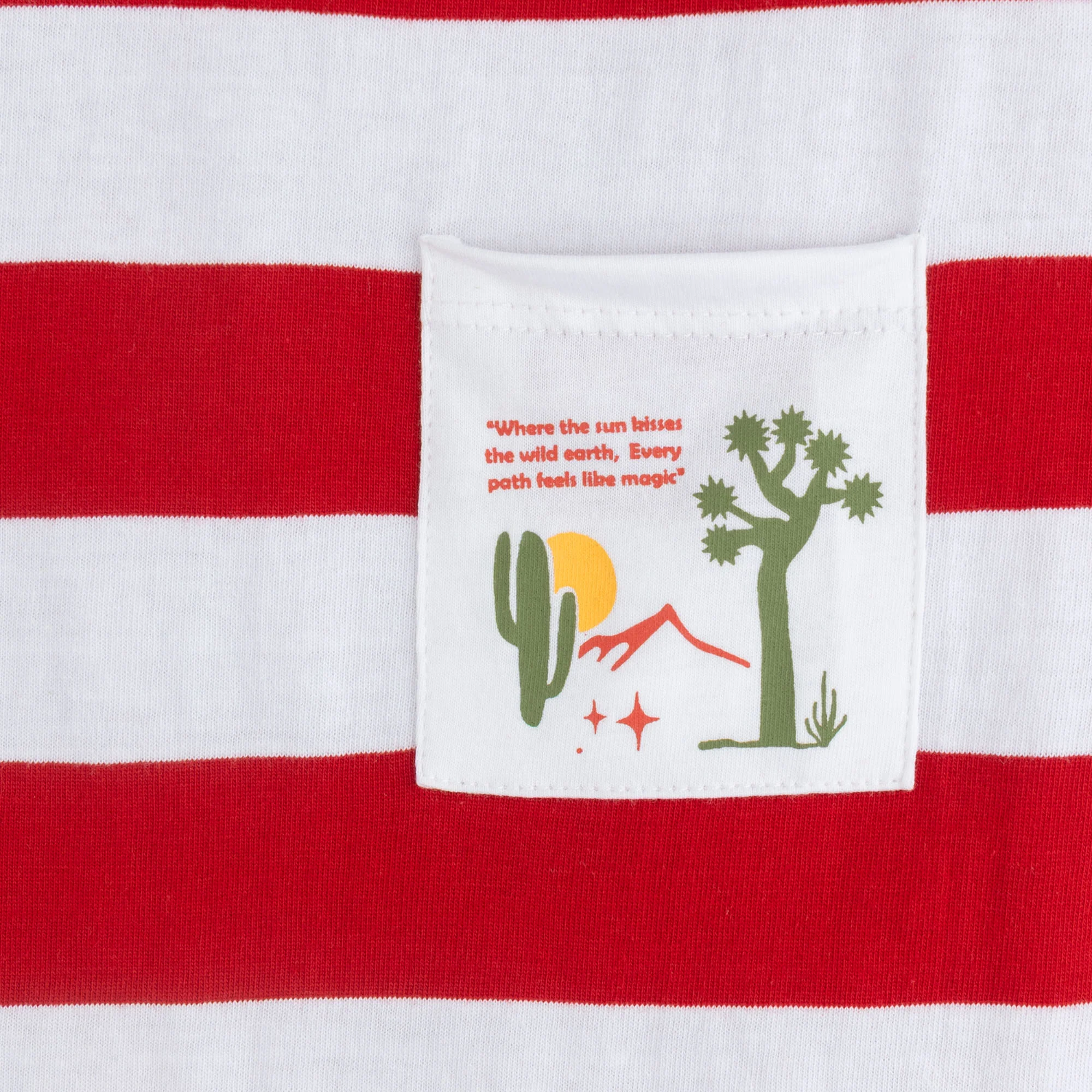 Adventure Stripe Pocket T-Shirt - Image 2