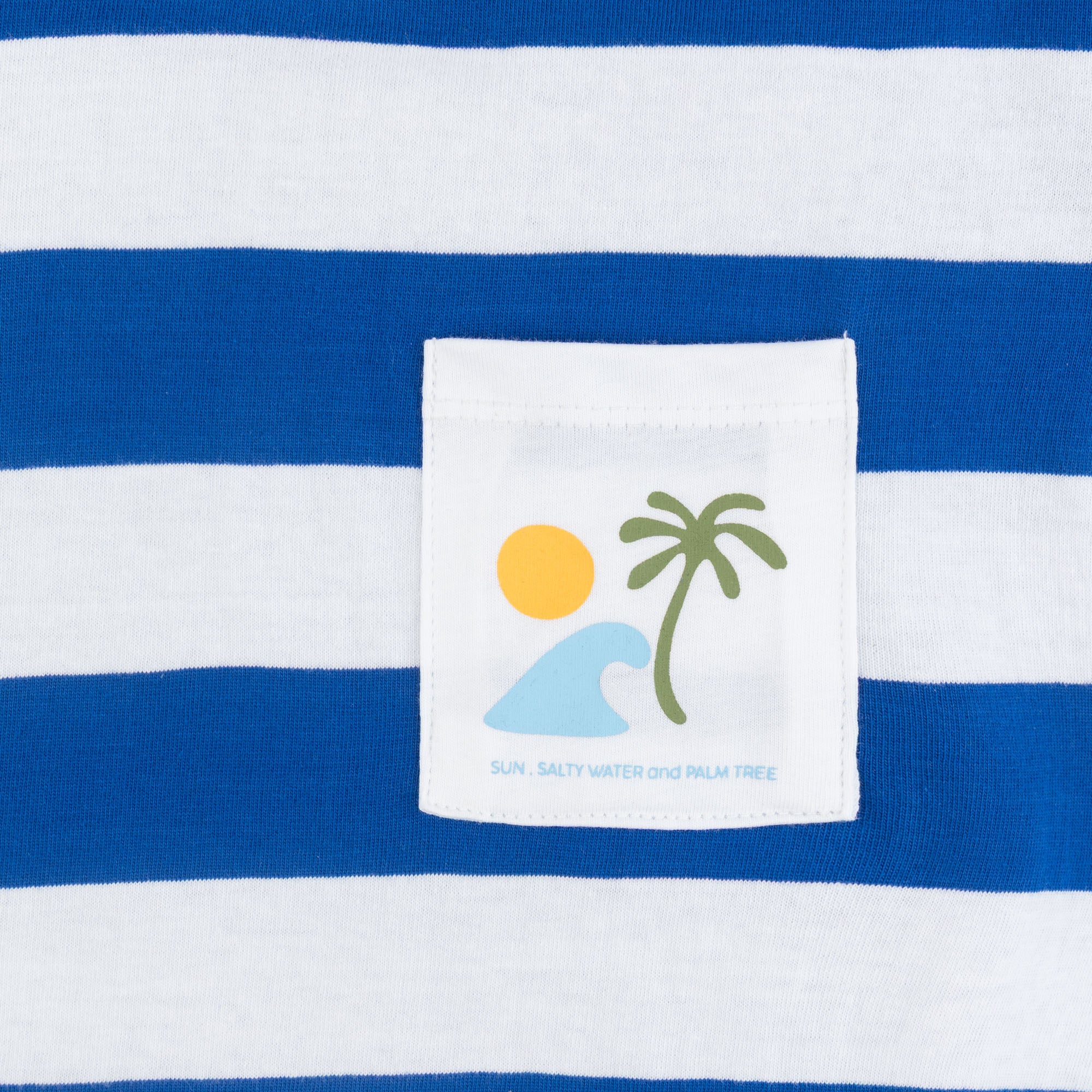Blue Tide Stripe T-Shirt - Image 2