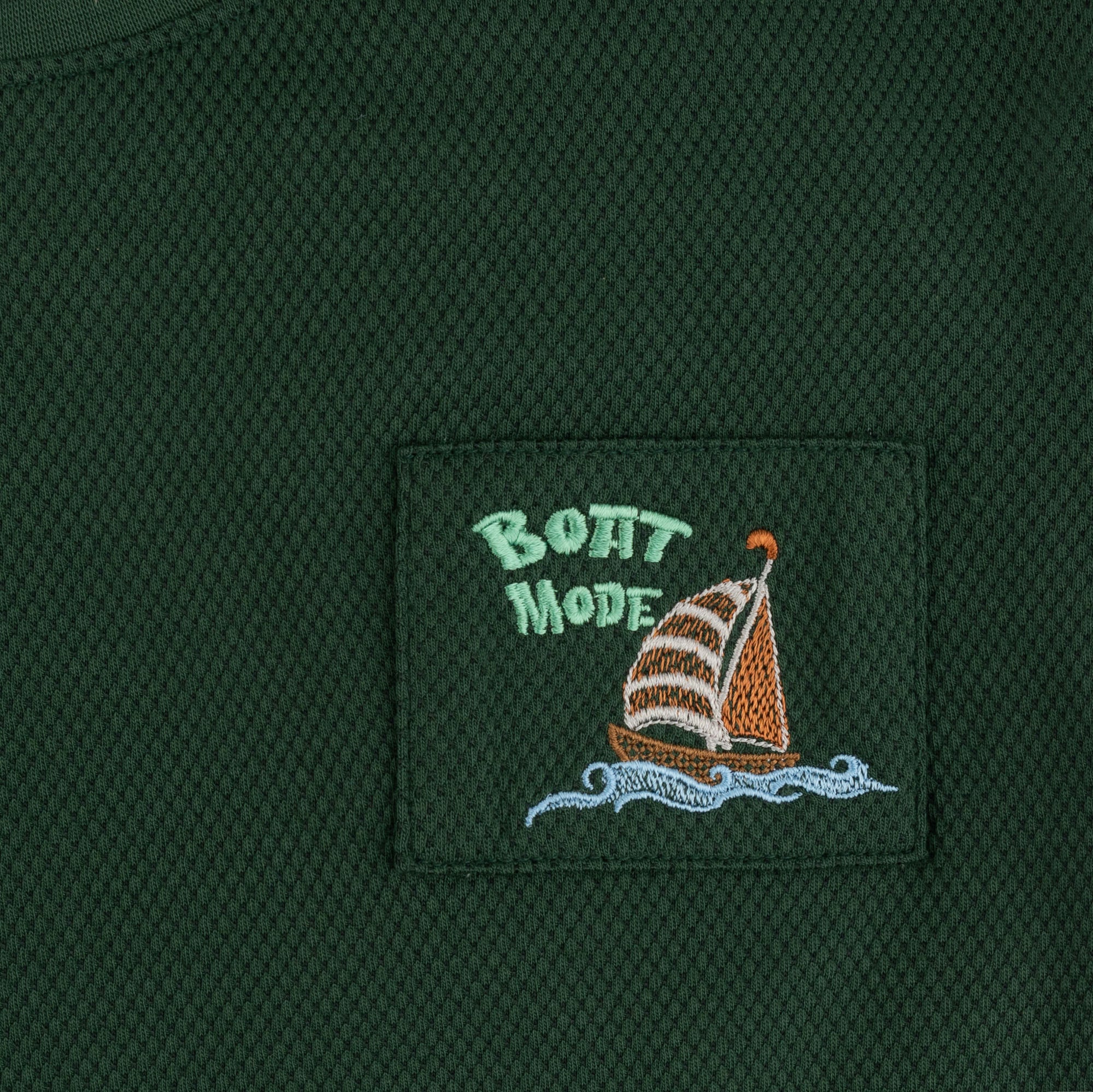 Green Mode Textured T-Shirt - Image 2