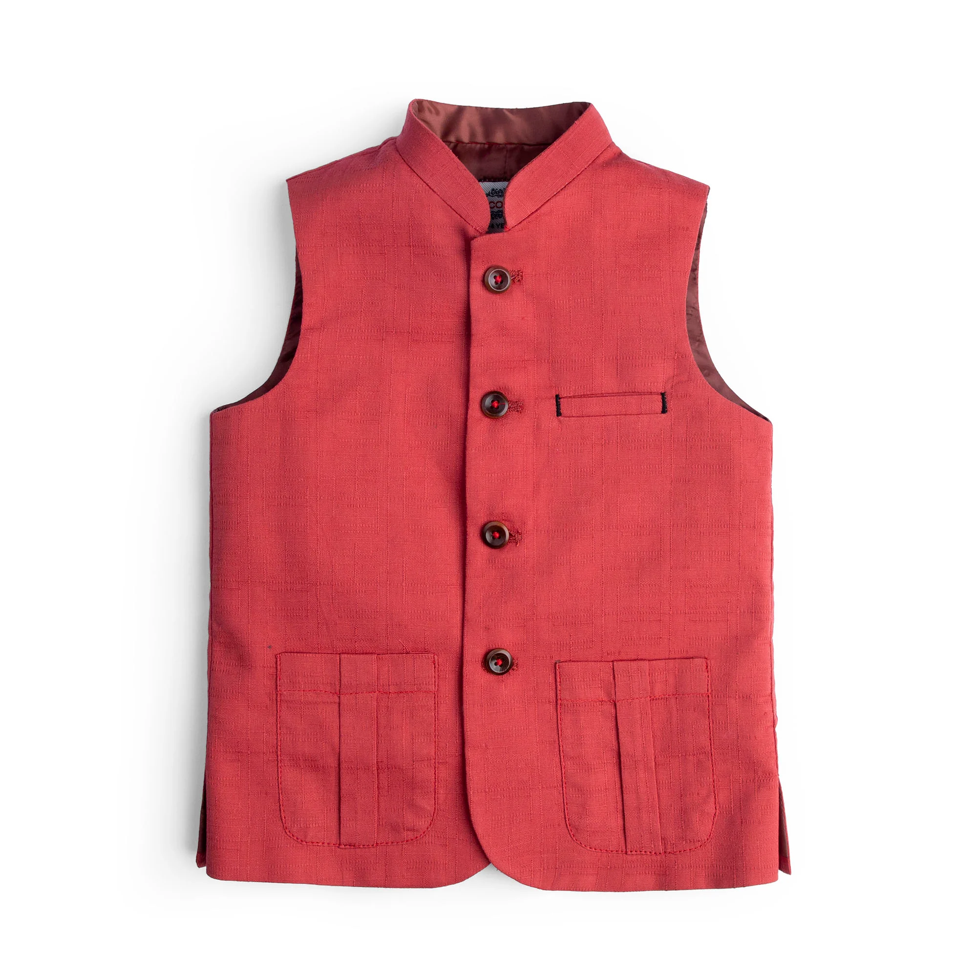 Prime Red Waistcoat - Image 2