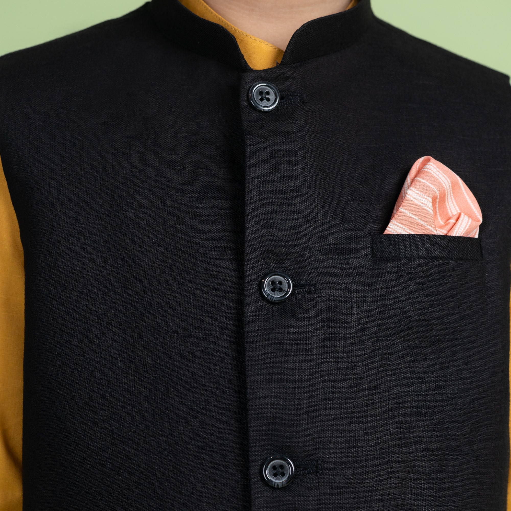 Prime Black Waistcoat - Image 3
