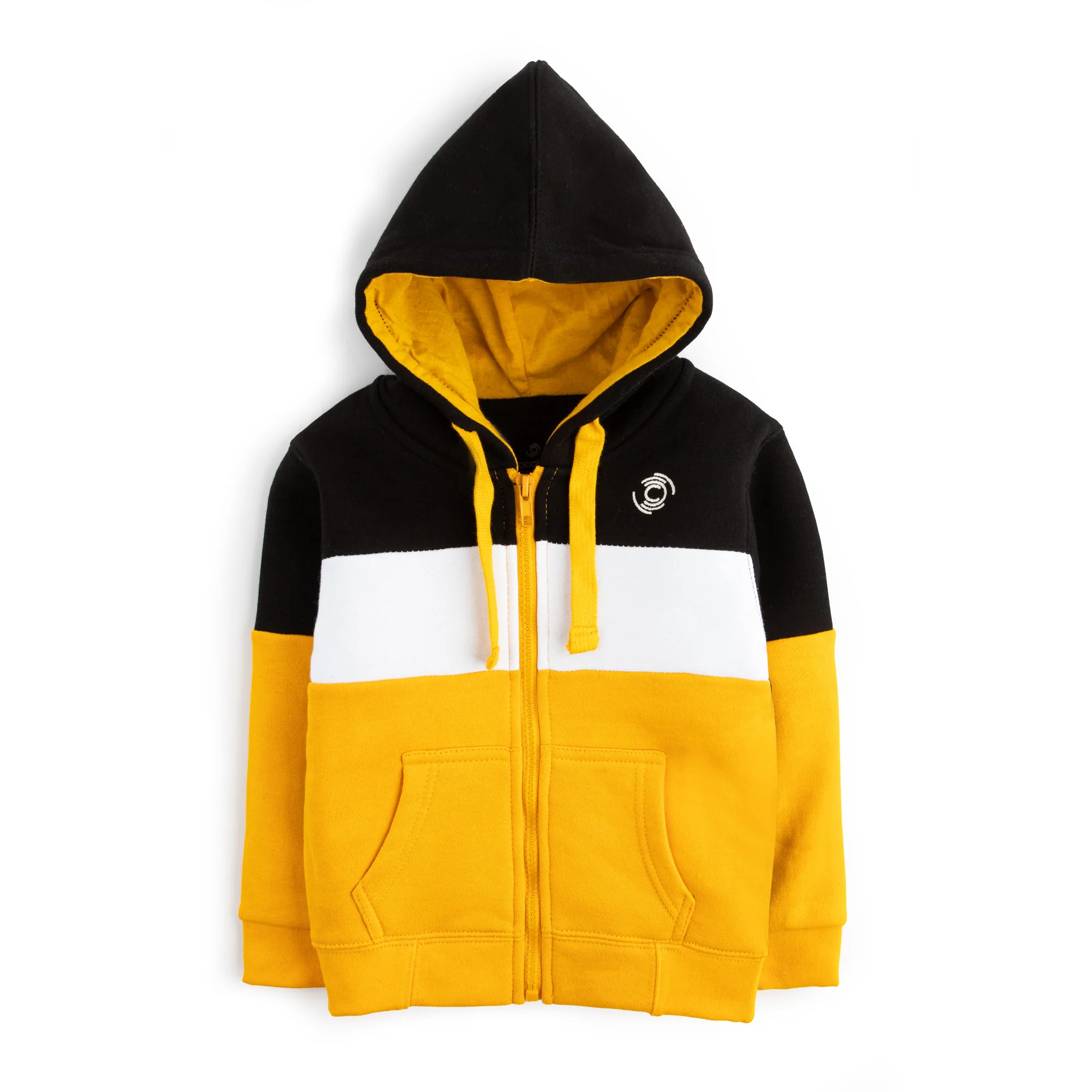 Yellow Zipper Hoodie