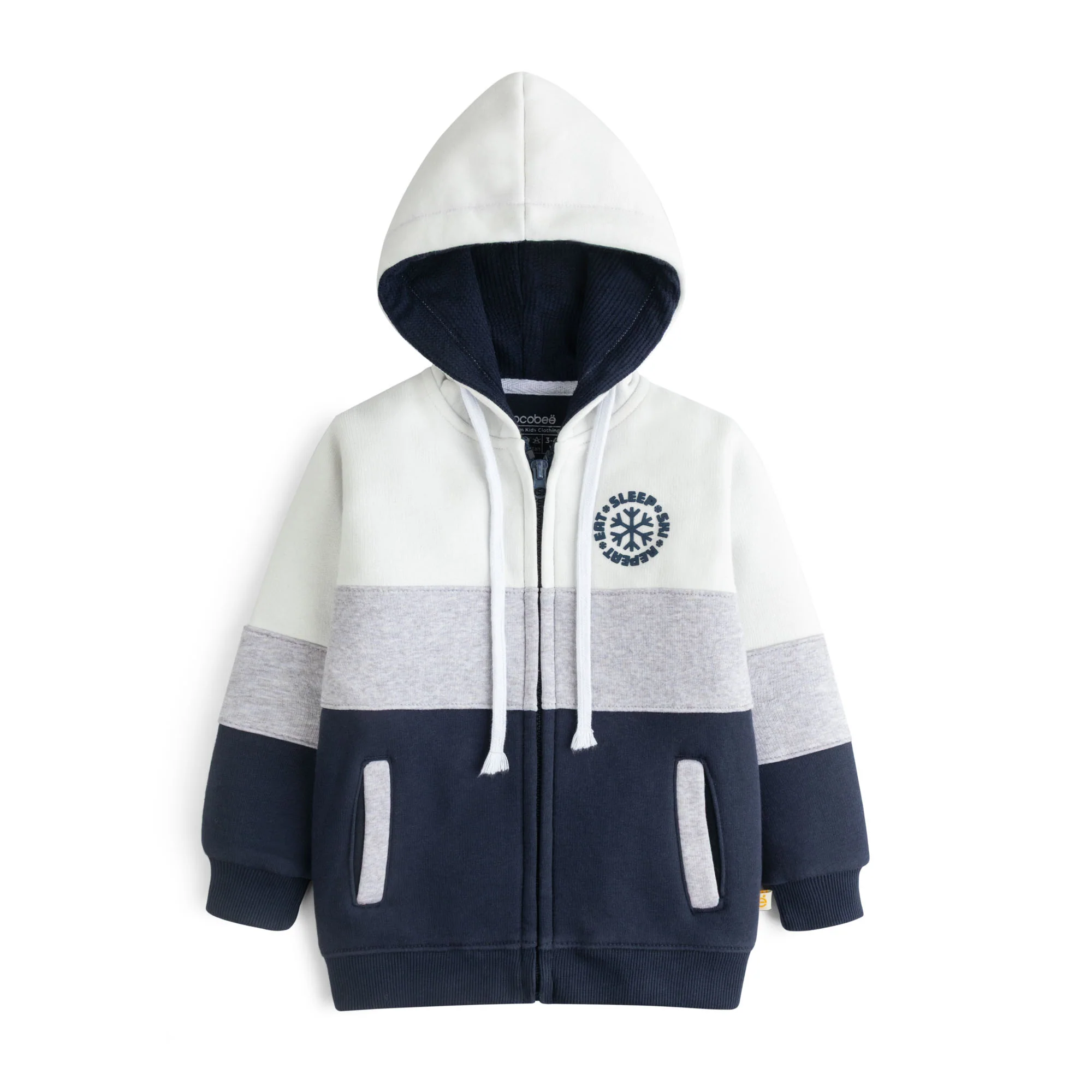 Polar Block Zip Hoodie