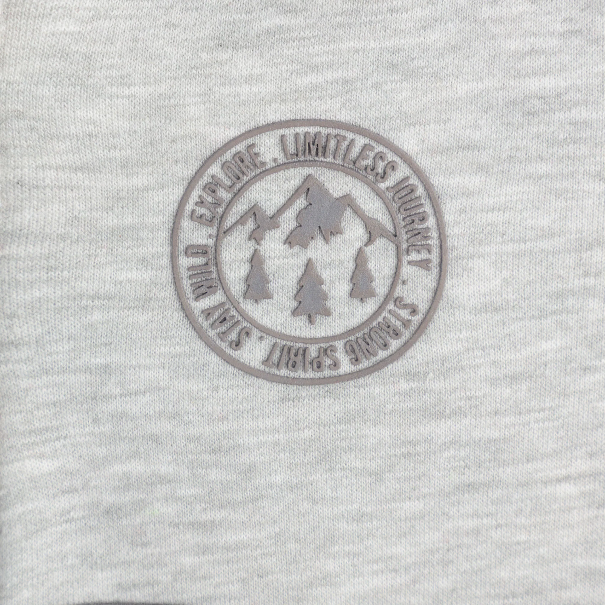 Grey-Block Zip-Up Hoodie - Image 2