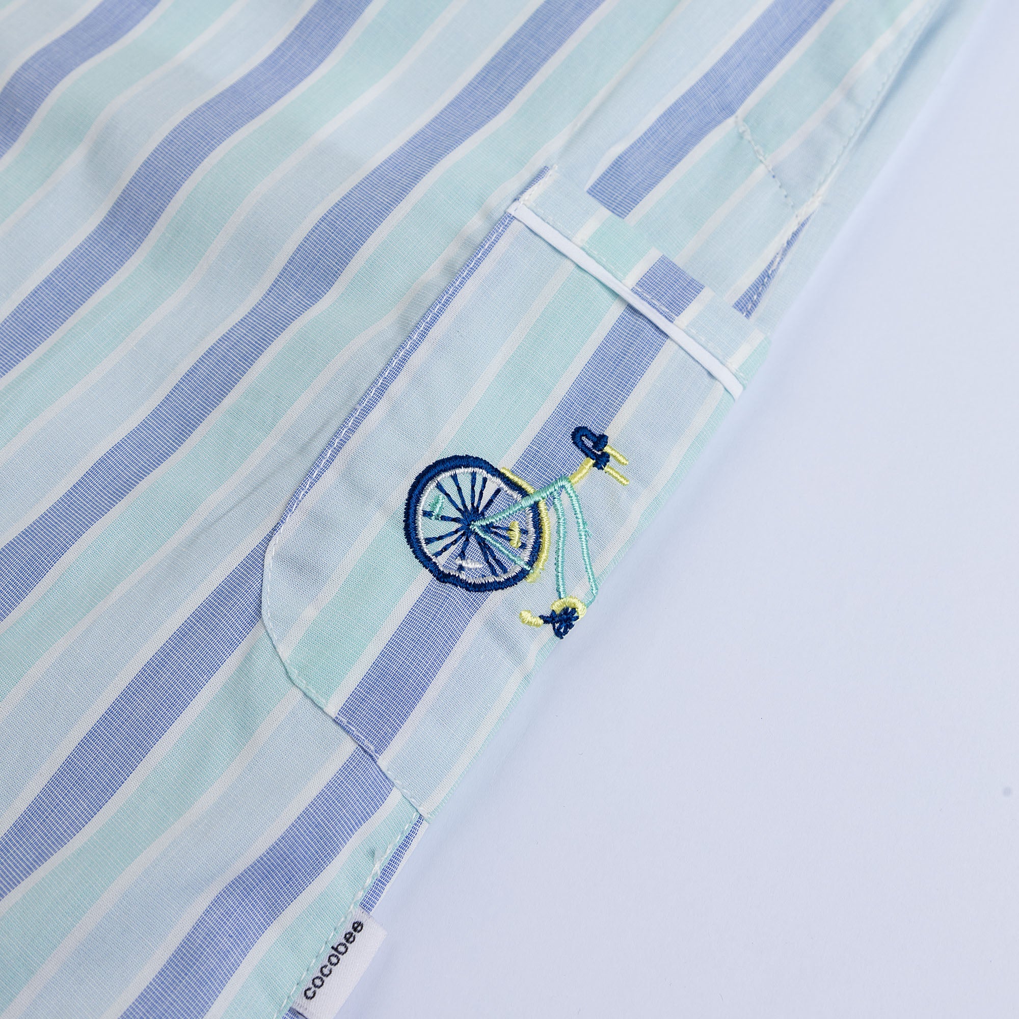 Lining Blue Basic Romper - Image 2