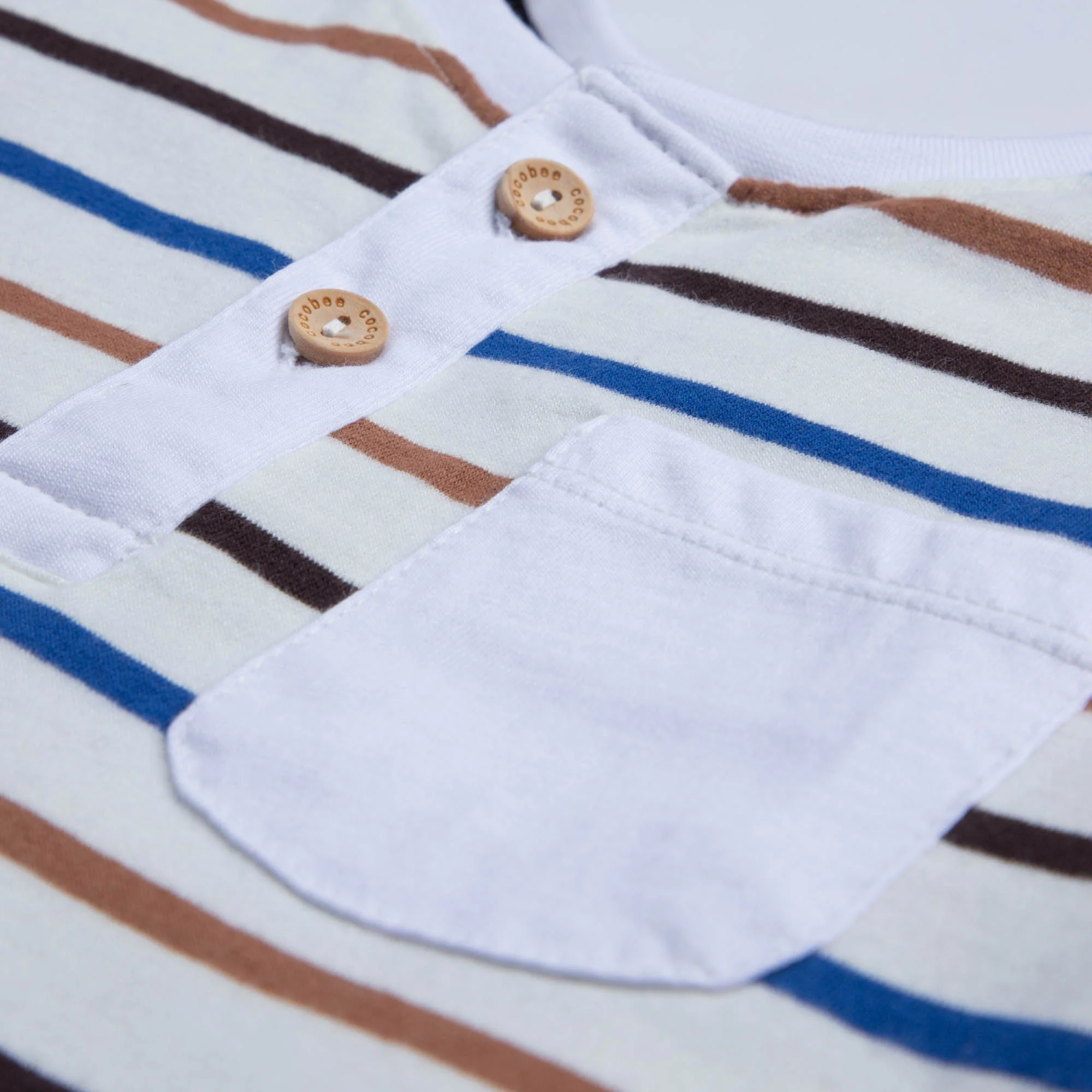 Multi-Striper Henley T-shirt - Image 2