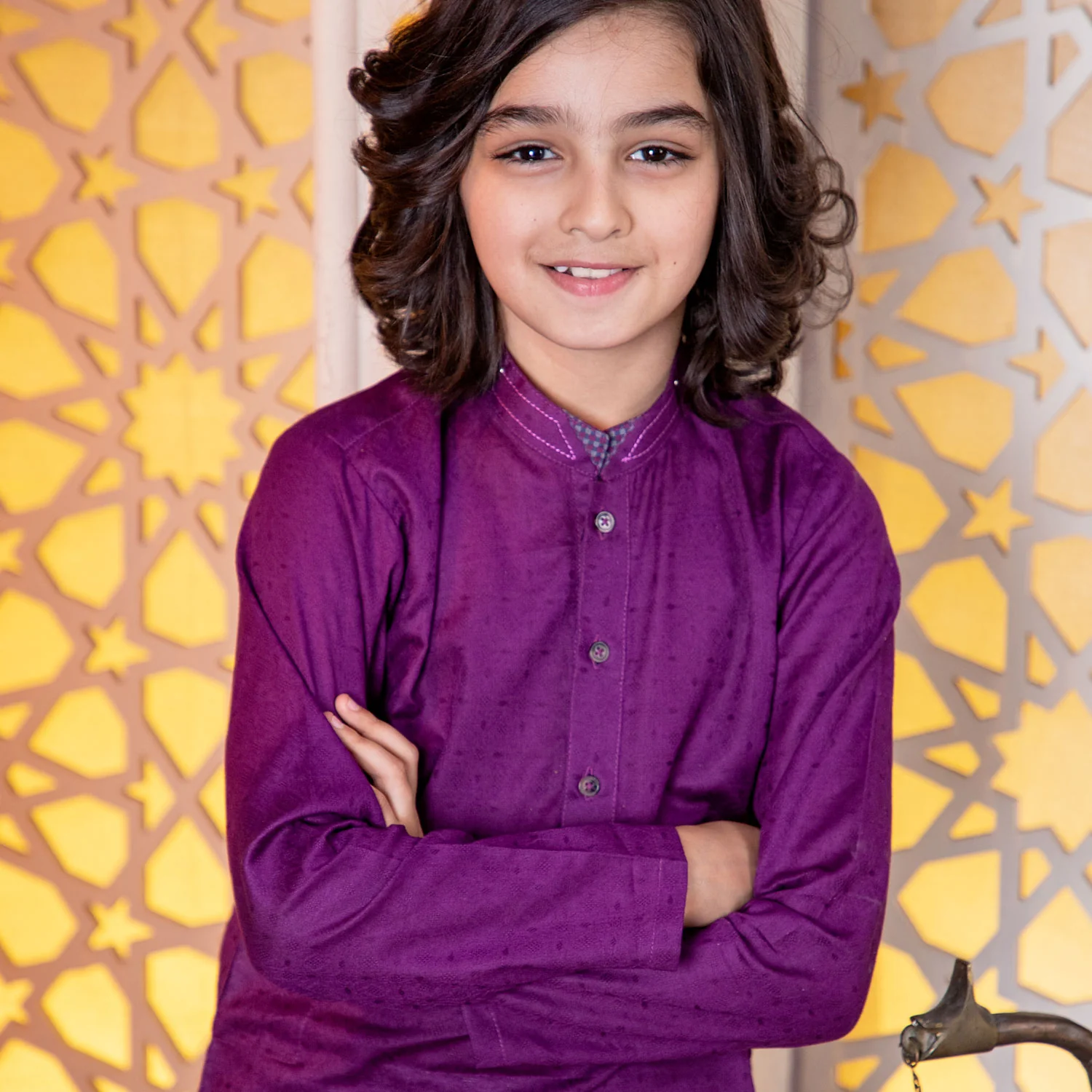 Deep Purple Kurta - Image 2