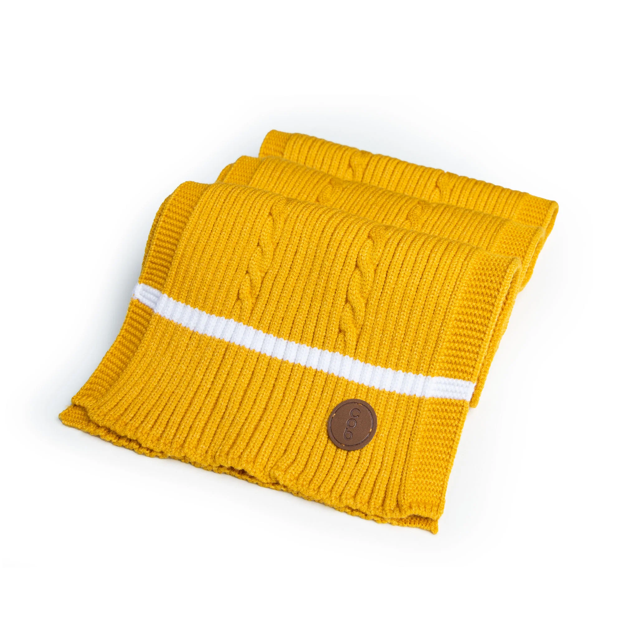 Yellow Knitted Muffler - Image 2