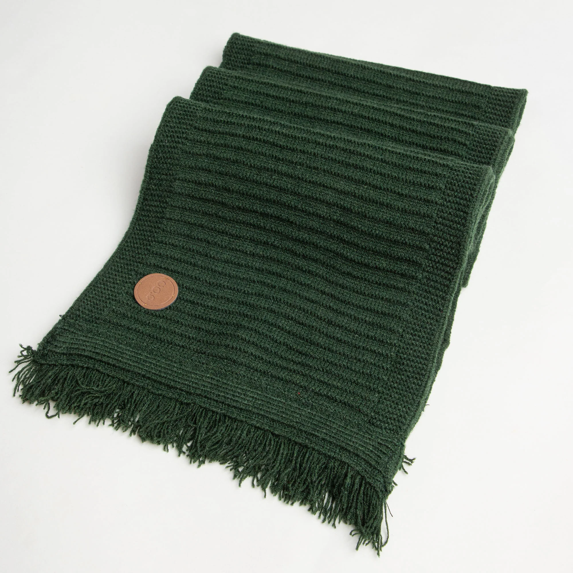 Green Sward Knitted Muffler - Image 3