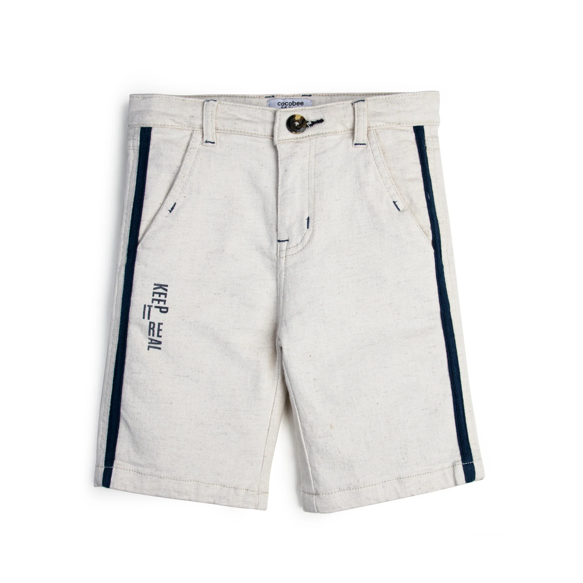 Solid print Cotton Short