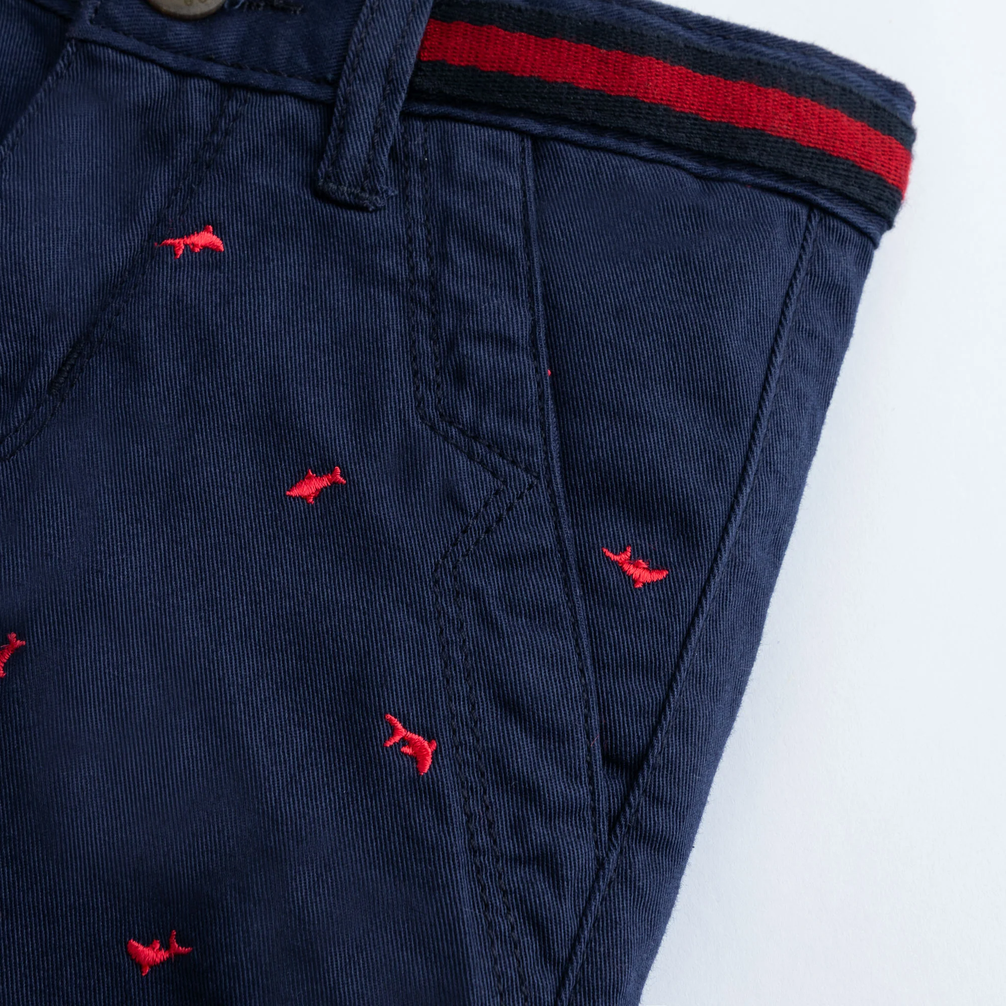 Navy Cotton Short - Image 2