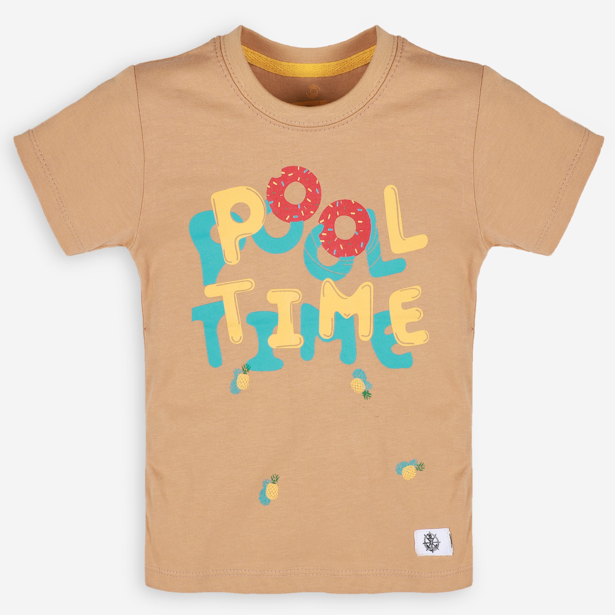 Tan Brown Pool Time Tee